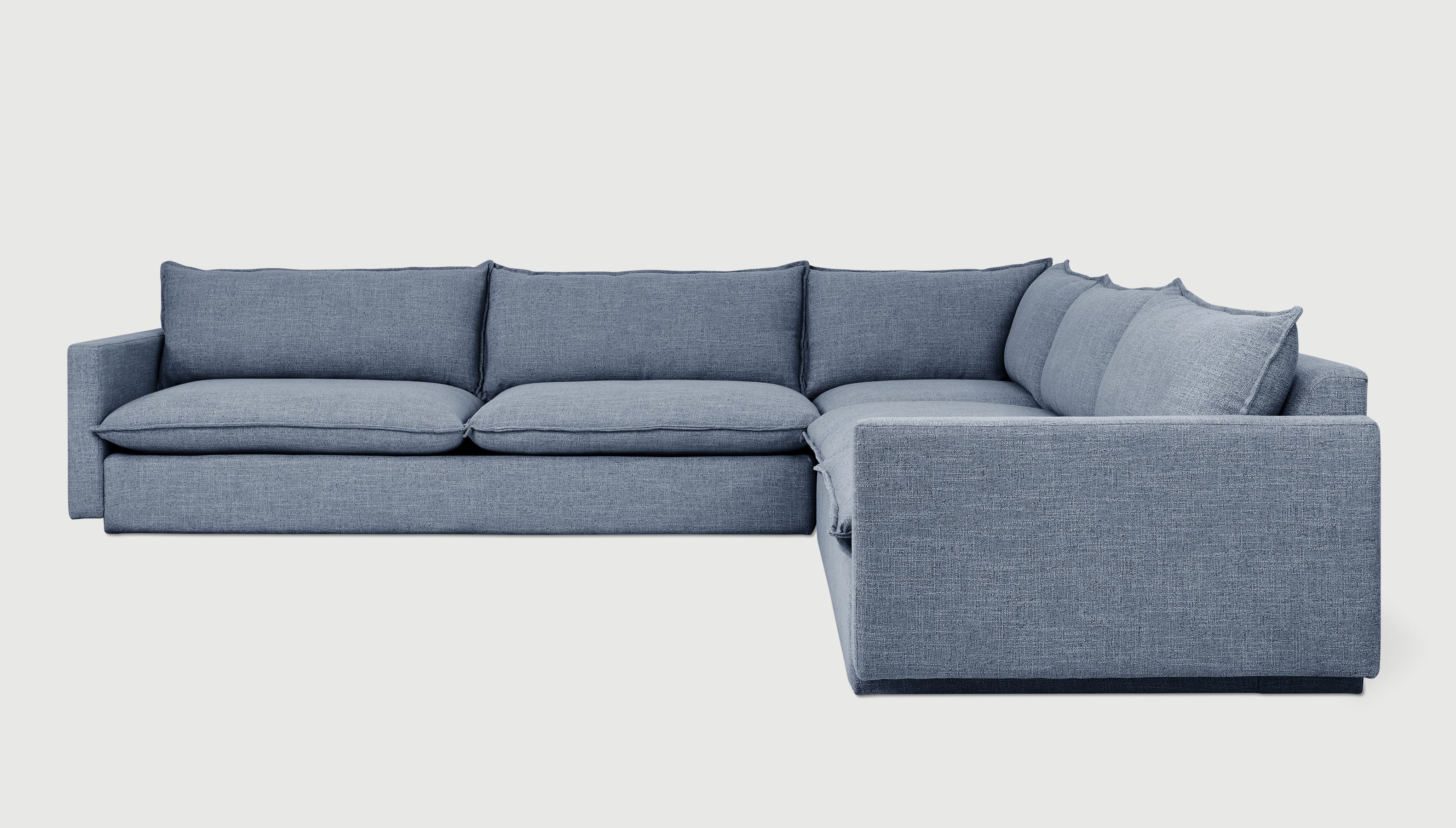 Sola Bi-Sectional Sectional Gus*     Four Hands, Mid Century Modern Furniture, Old Bones Furniture Company, Old Bones Co, Modern Mid Century, Designer Furniture, https://www.oldbonesco.com/