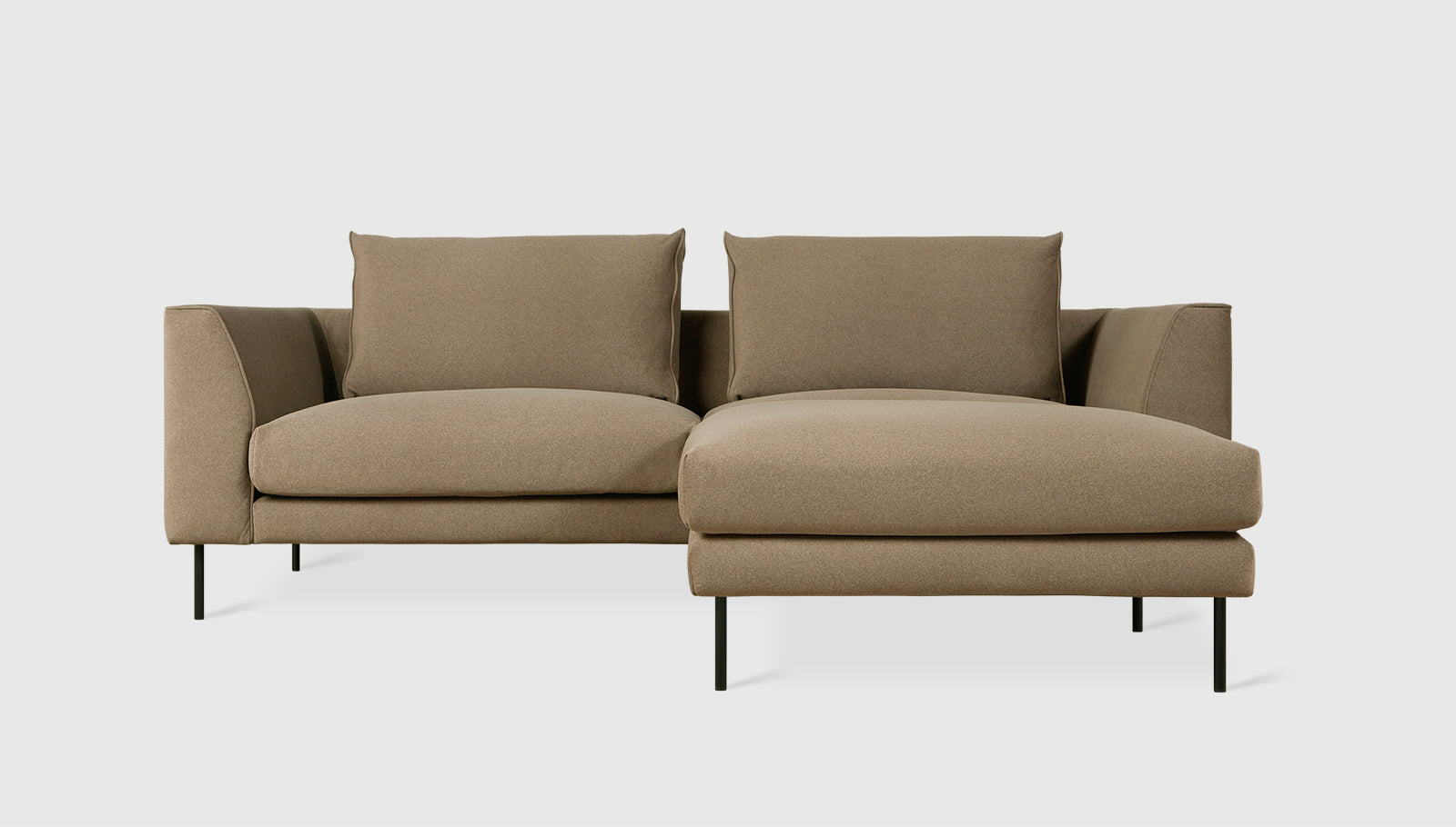 Renfrew Loft Bi-Sectional Sectional Gus*     Four Hands, Mid Century Modern Furniture, Old Bones Furniture Company, Old Bones Co, Modern Mid Century, Designer Furniture, https://www.oldbonesco.com/