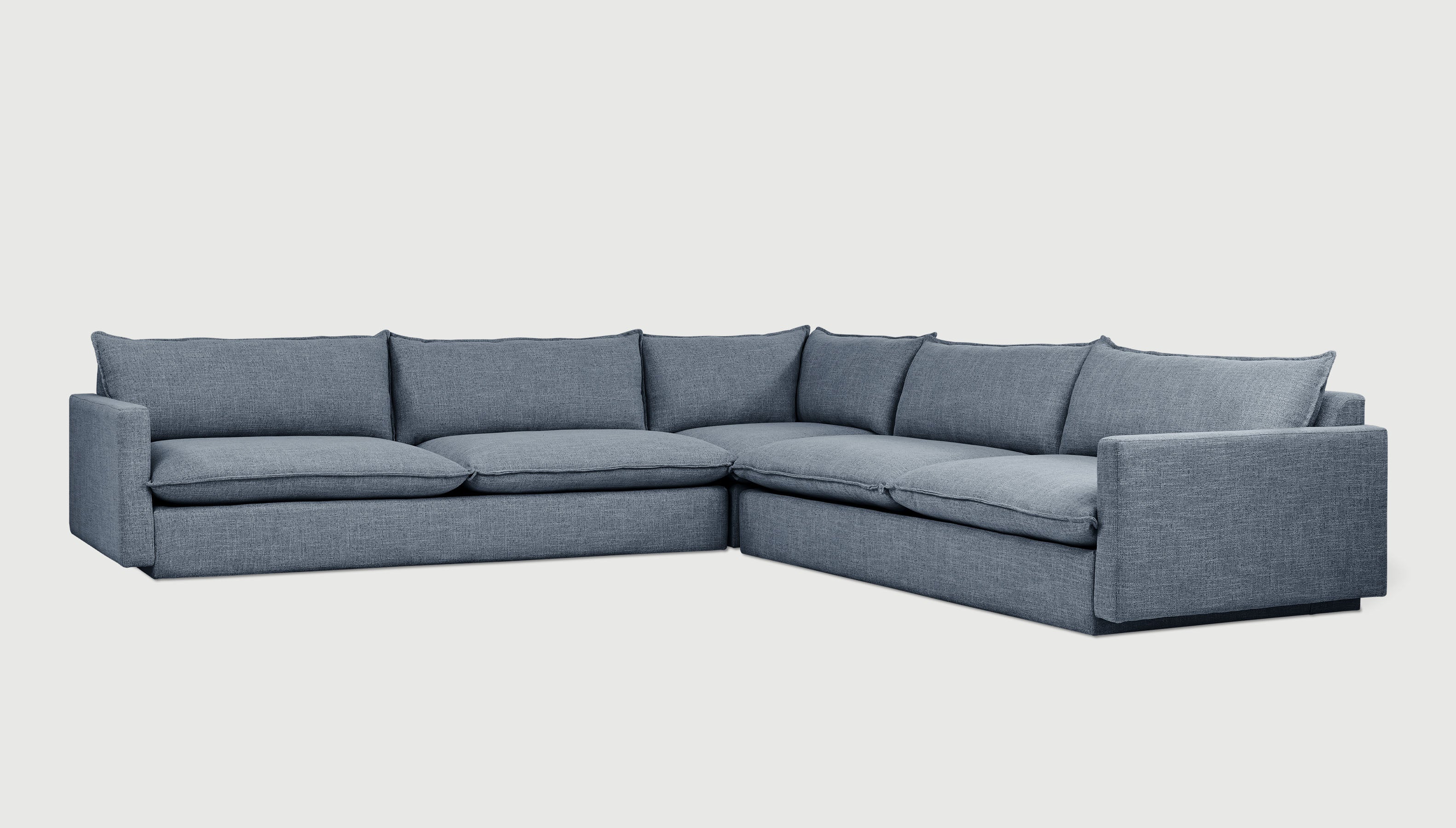 Sola Bi-Sectional Sectional Gus*     Four Hands, Mid Century Modern Furniture, Old Bones Furniture Company, Old Bones Co, Modern Mid Century, Designer Furniture, https://www.oldbonesco.com/