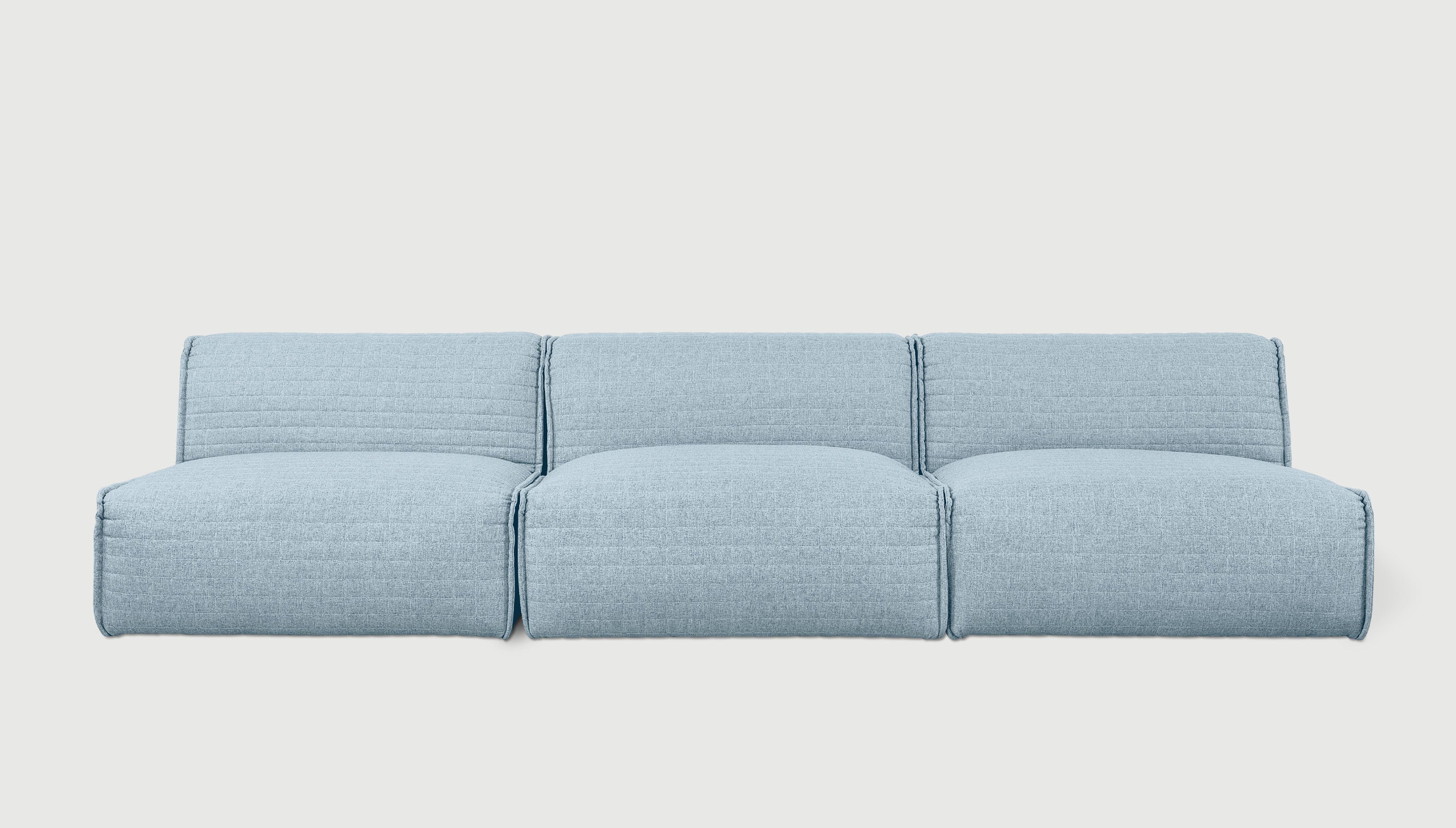 Nexus Modular 3PC Sofa Parliament LakeSofa Gus*  Parliament Lake   Four Hands, Mid Century Modern Furniture, Old Bones Furniture Company, Old Bones Co, Modern Mid Century, Designer Furniture, https://www.oldbonesco.com/