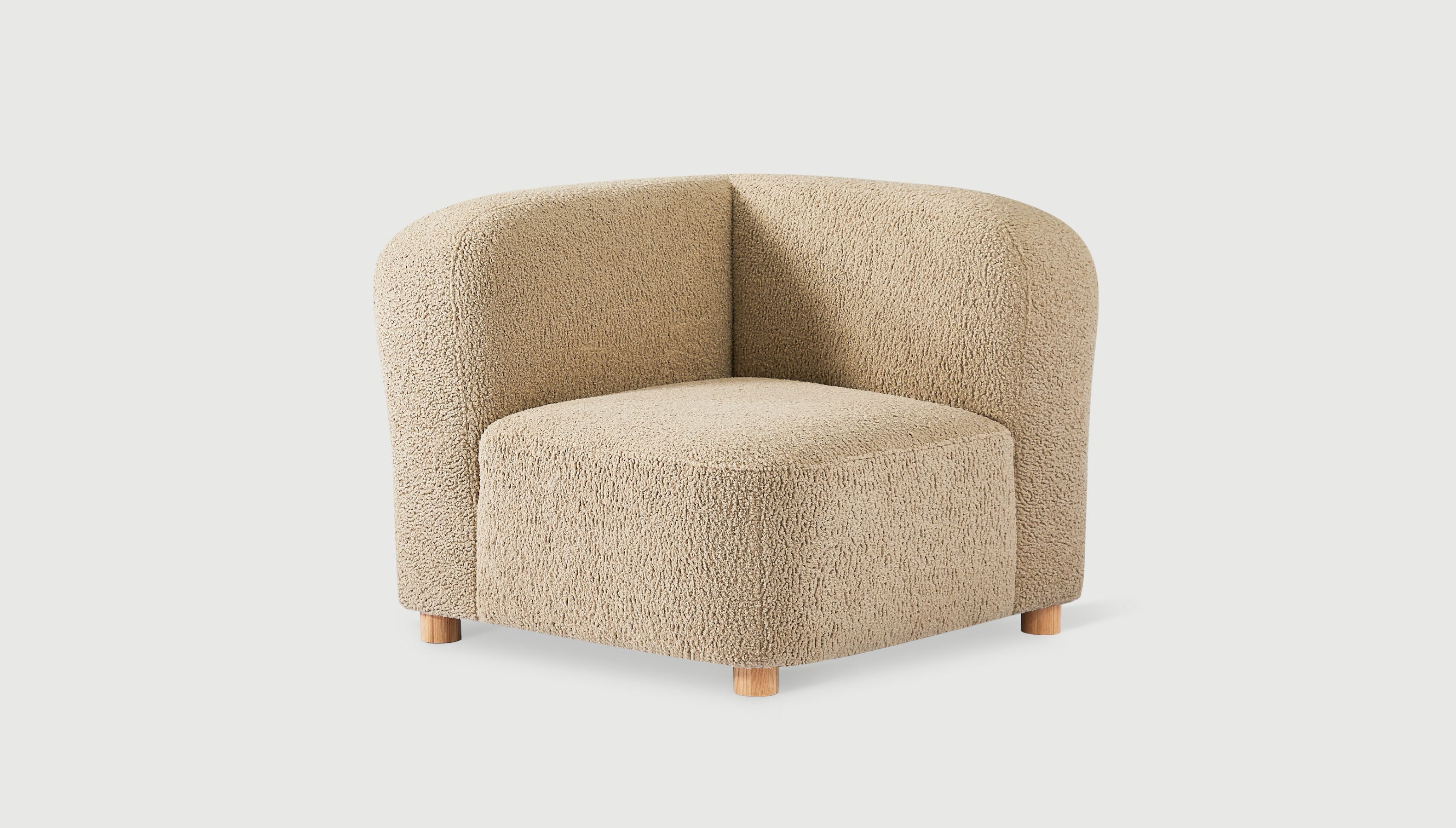 Circuit Modular Corner Himalaya Dune / Natural AshChair Gus*  Himalaya Dune Natural Ash  Four Hands, Mid Century Modern Furniture, Old Bones Furniture Company, Old Bones Co, Modern Mid Century, Designer Furniture, https://www.oldbonesco.com/