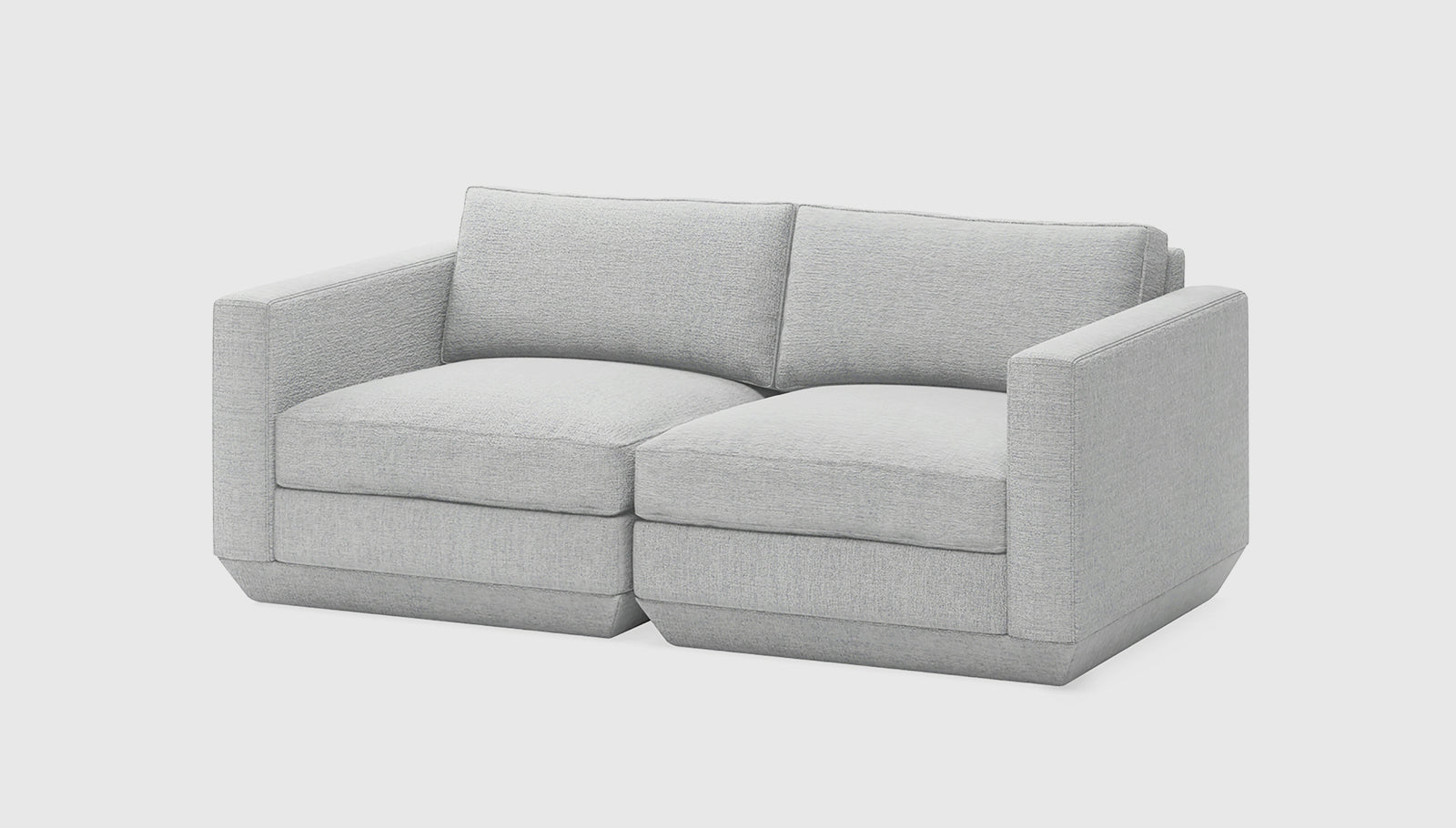 Podium Modular 2PC Sofa Sofa Gus*     Four Hands, Mid Century Modern Furniture, Old Bones Furniture Company, Old Bones Co, Modern Mid Century, Designer Furniture, https://www.oldbonesco.com/