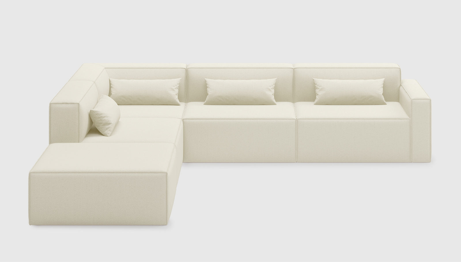 Mix Modular 5-PC Sectional Sectional Gus*     Four Hands, Mid Century Modern Furniture, Old Bones Furniture Company, Old Bones Co, Modern Mid Century, Designer Furniture, https://www.oldbonesco.com/