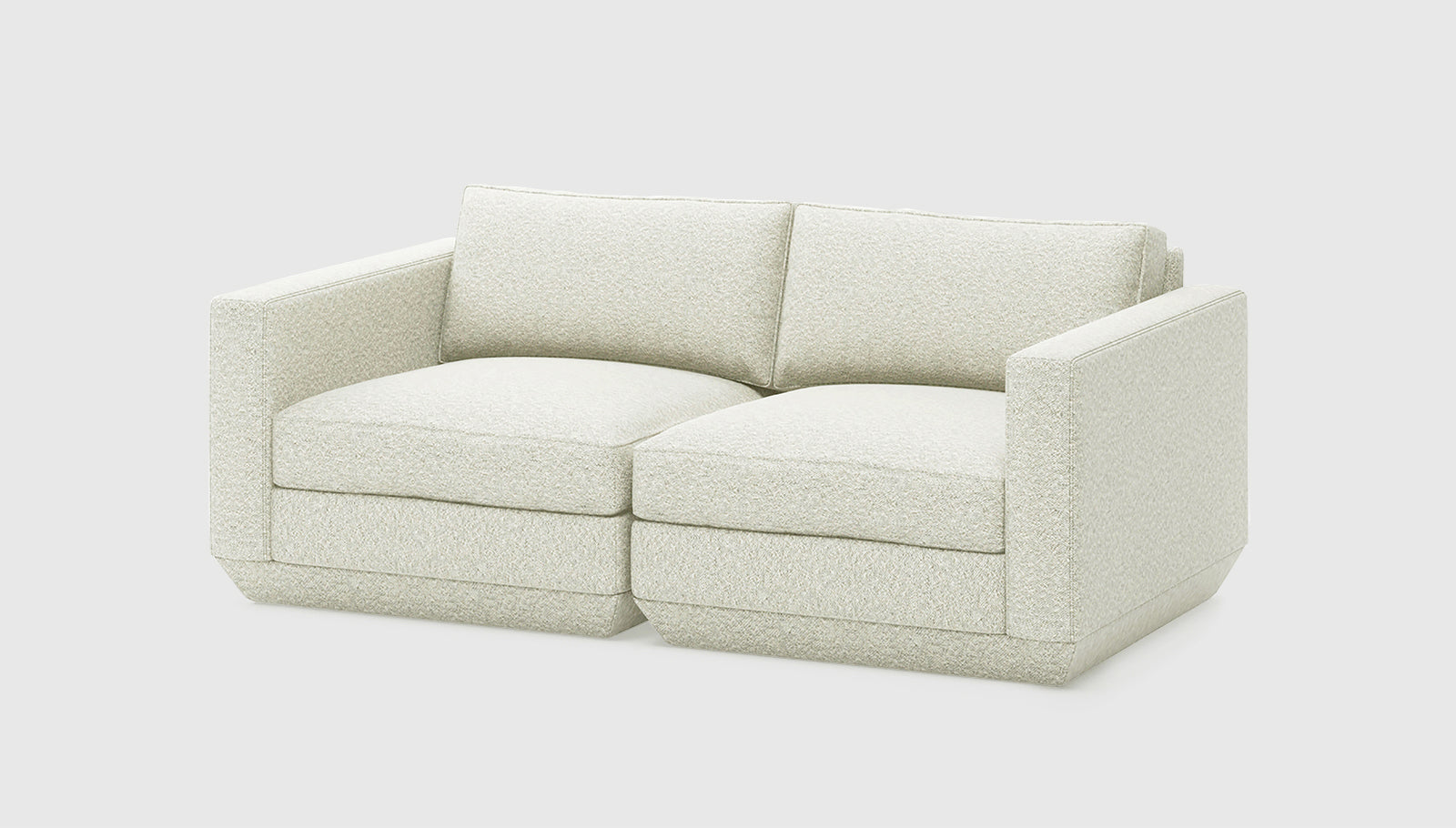 Podium Modular 2PC Sofa Sofa Gus*     Four Hands, Mid Century Modern Furniture, Old Bones Furniture Company, Old Bones Co, Modern Mid Century, Designer Furniture, https://www.oldbonesco.com/