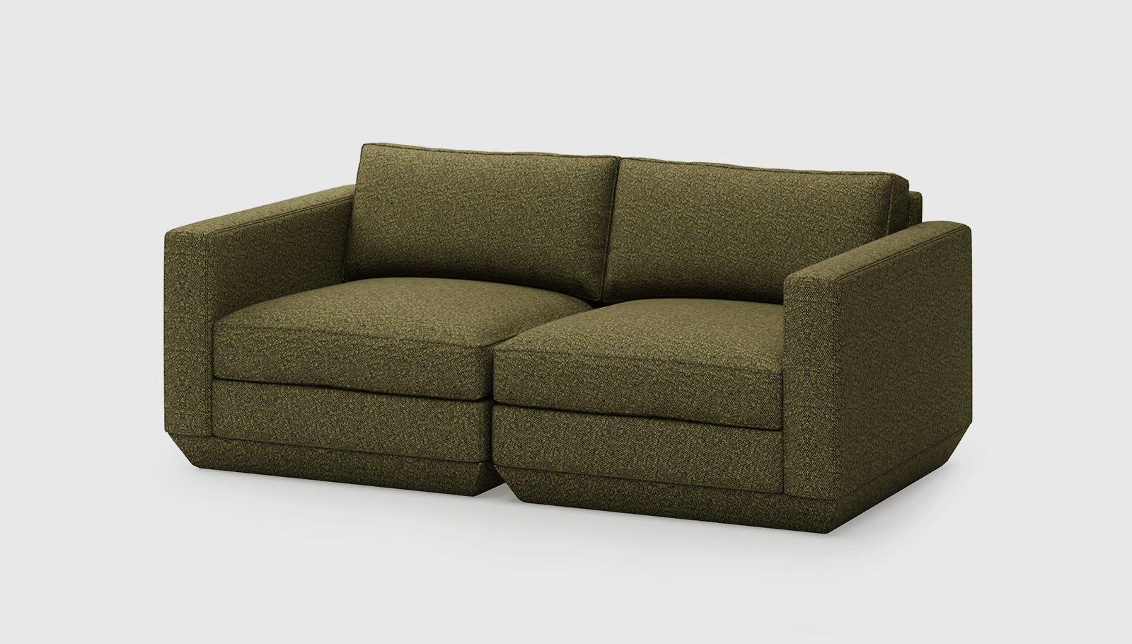 Podium Modular 2PC Sofa Sofa Gus*     Four Hands, Mid Century Modern Furniture, Old Bones Furniture Company, Old Bones Co, Modern Mid Century, Designer Furniture, https://www.oldbonesco.com/