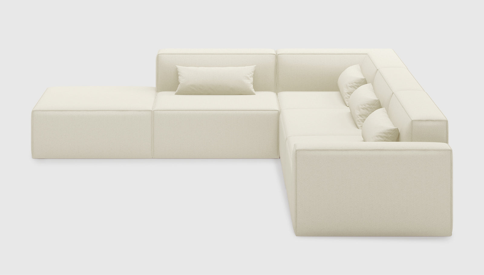 Mix Modular 5-PC Sectional Sectional Gus*     Four Hands, Mid Century Modern Furniture, Old Bones Furniture Company, Old Bones Co, Modern Mid Century, Designer Furniture, https://www.oldbonesco.com/