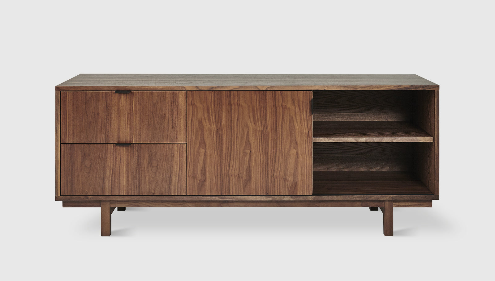 Belmont Media Stand Media Unit Gus*     Four Hands, Mid Century Modern Furniture, Old Bones Furniture Company, Old Bones Co, Modern Mid Century, Designer Furniture, https://www.oldbonesco.com/