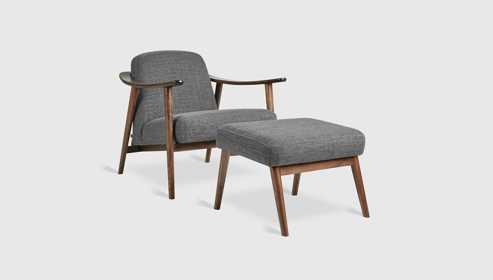 Baltic Chair & Ottoman Chair & Ottoman Gus*     Four Hands, Mid Century Modern Furniture, Old Bones Furniture Company, Old Bones Co, Modern Mid Century, Designer Furniture, https://www.oldbonesco.com/