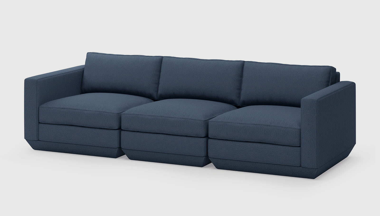 Podium Modular 3PC Sofa Sofa Gus*     Four Hands, Mid Century Modern Furniture, Old Bones Furniture Company, Old Bones Co, Modern Mid Century, Designer Furniture, https://www.oldbonesco.com/