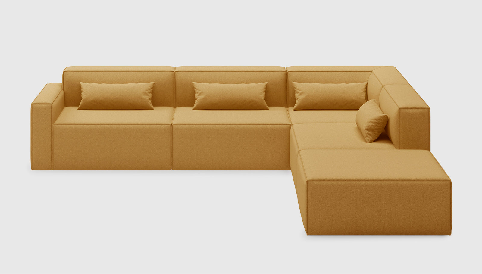 Mix Modular 5-PC Sectional Sectional Gus*     Four Hands, Mid Century Modern Furniture, Old Bones Furniture Company, Old Bones Co, Modern Mid Century, Designer Furniture, https://www.oldbonesco.com/