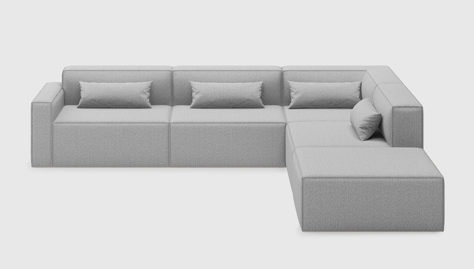 Mix Modular 5-PC Sectional Sectional Gus*     Four Hands, Mid Century Modern Furniture, Old Bones Furniture Company, Old Bones Co, Modern Mid Century, Designer Furniture, https://www.oldbonesco.com/