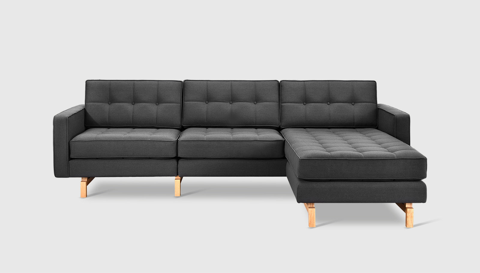 Jane 2 Bi-Sectional Sectionals Gus*     Four Hands, Mid Century Modern Furniture, Old Bones Furniture Company, Old Bones Co, Modern Mid Century, Designer Furniture, https://www.oldbonesco.com/