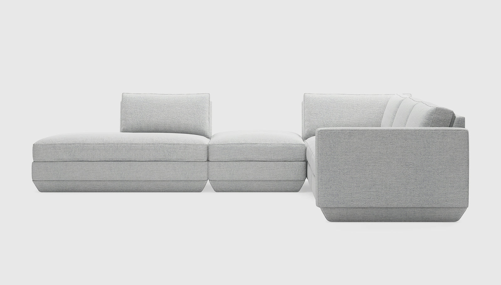 Podium Modular 5PC Seating Group A Sectionals Gus*     Four Hands, Mid Century Modern Furniture, Old Bones Furniture Company, Old Bones Co, Modern Mid Century, Designer Furniture, https://www.oldbonesco.com/