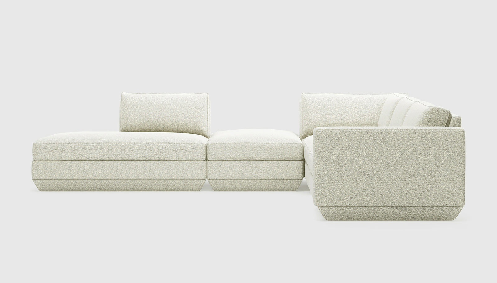 Podium Modular 5PC Seating Group A Sectionals Gus*     Four Hands, Mid Century Modern Furniture, Old Bones Furniture Company, Old Bones Co, Modern Mid Century, Designer Furniture, https://www.oldbonesco.com/