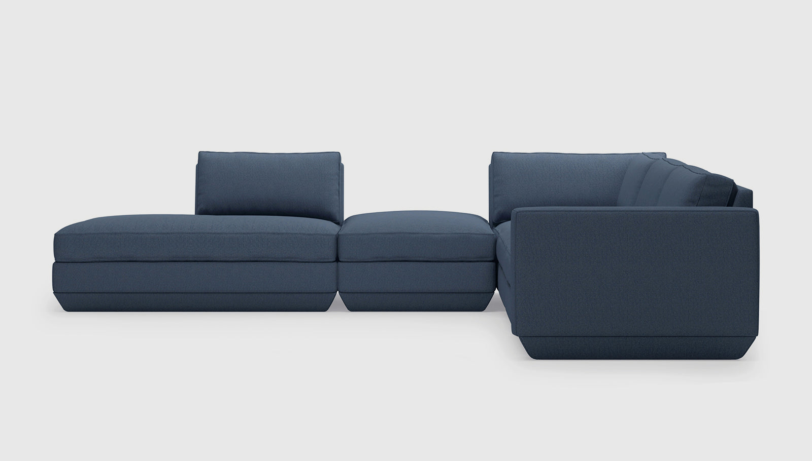 Podium Modular 5PC Seating Group A Sectionals Gus*     Four Hands, Mid Century Modern Furniture, Old Bones Furniture Company, Old Bones Co, Modern Mid Century, Designer Furniture, https://www.oldbonesco.com/