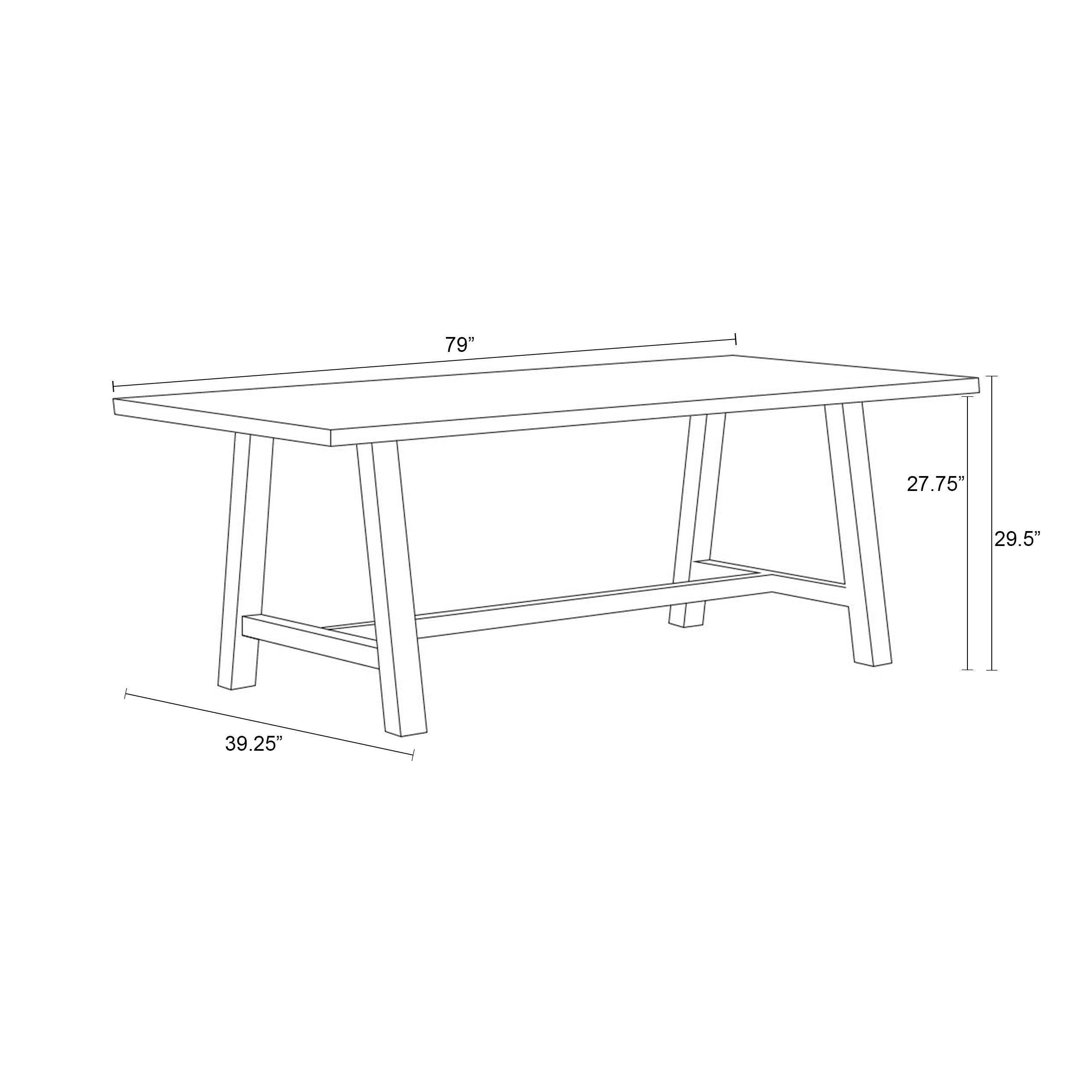 Commons Trestle 79" Rectangular Dining Table Outdoor Dining Tables Harmonia Living , Black Friday Sale Harmonia Living Furniture Sale, Old Bones Co, Mid Century Furniture Sale, Four Hands Furniture, Black Friday Sale Commons Trestle 79" Rectangular Dining Table,Gus Sale, Perigold Commons Trestle 79" Rectangular Dining Table Outdoor Dining Tables Black Friday Sale , Perigold Sale Commons Trestle 79" Rectangular Dining Table,Commons Trestle 79" Rectangular Dining Table Lulu and Georgia, Burke Decor Sale Commo