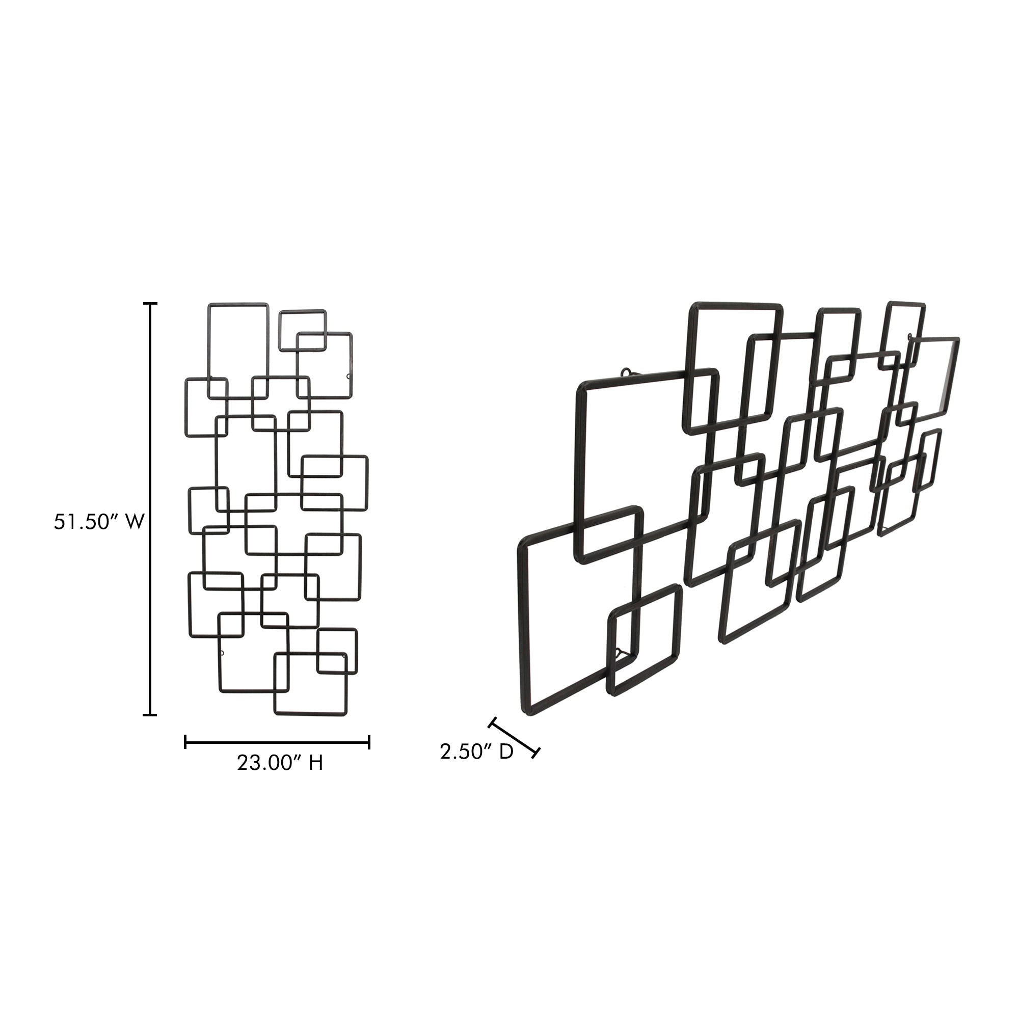 Steel Squares Wall Decor Wall Sculptures Moe's    Four Hands, Mid Century Modern Furniture, Old Bones Furniture Company, Old Bones Co, Modern Mid Century, Designer Furniture, Furniture Sale, Warehouse Furniture Sale, Steel Squares Wall Decor Sale, https://www.oldbonesco.com/