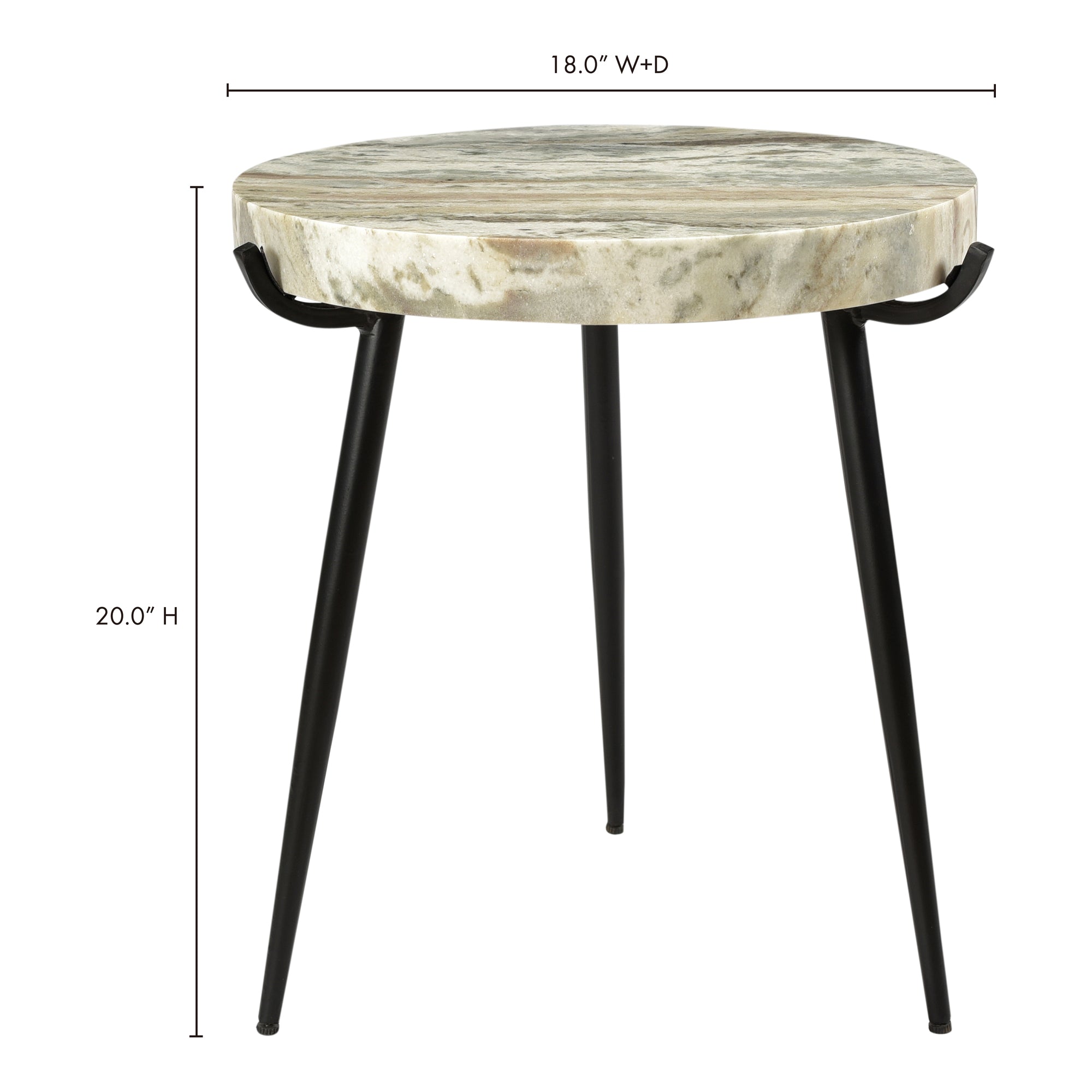 Brinley Marble Accent Table Accent Tables Moe's    Four Hands, Mid Century Modern Furniture, Old Bones Furniture Company, Old Bones Co, Modern Mid Century, Designer Furniture, Furniture Sale, Warehouse Furniture Sale, Brinley Marble Accent Table Sale, https://www.oldbonesco.com/