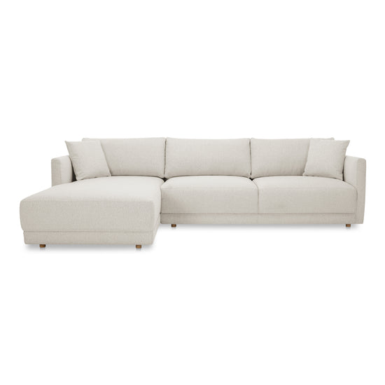 Bryn Sectional Oyster / LeftSectional Moe's Oyster Left  Four Hands, Mid Century Modern Furniture, Old Bones Furniture Company, Old Bones Co, Modern Mid Century, Designer Furniture, Furniture Sale, Warehouse Furniture Sale, Bryn Sectional Sale, https://www.oldbonesco.com/