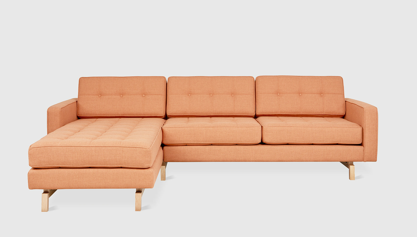 Jane 2 Bi-Sectional Sectionals Gus*     Four Hands, Mid Century Modern Furniture, Old Bones Furniture Company, Old Bones Co, Modern Mid Century, Designer Furniture, https://www.oldbonesco.com/