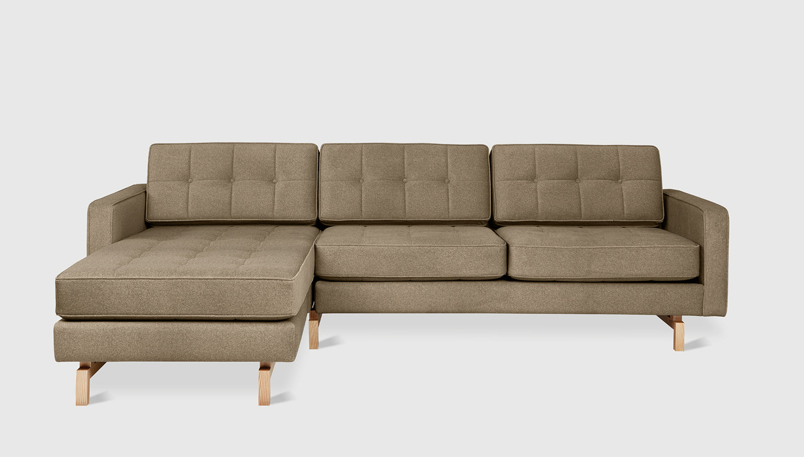 Jane 2 Bi-Sectional Sectionals Gus*     Four Hands, Mid Century Modern Furniture, Old Bones Furniture Company, Old Bones Co, Modern Mid Century, Designer Furniture, https://www.oldbonesco.com/