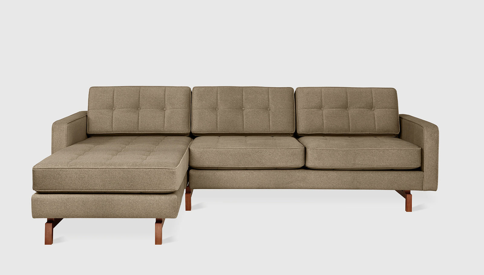 Jane 2 Bi-Sectional Sectionals Gus*     Four Hands, Mid Century Modern Furniture, Old Bones Furniture Company, Old Bones Co, Modern Mid Century, Designer Furniture, https://www.oldbonesco.com/