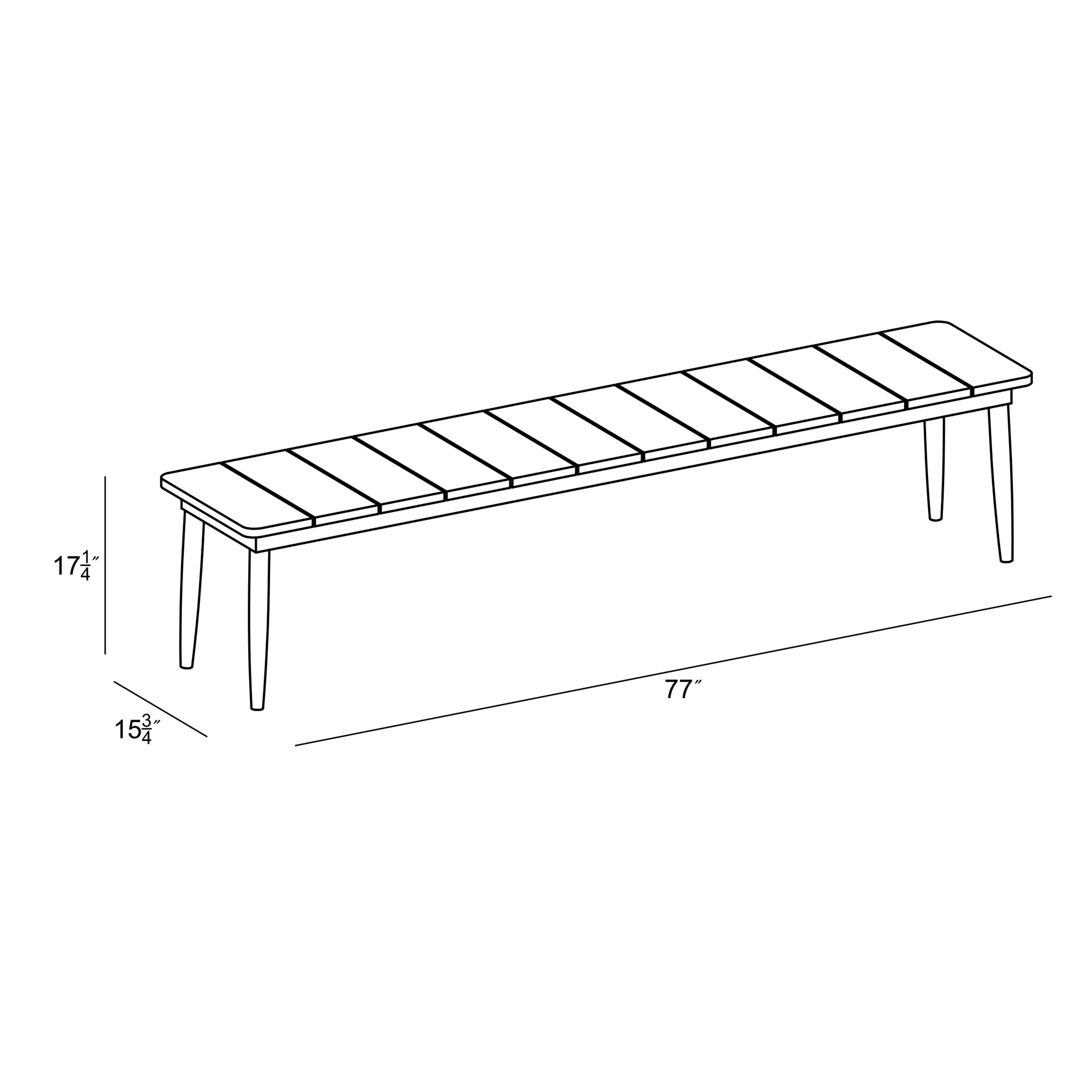 Louie 76" Dining Bench Outdoor Dining Benches Harmonia Living , Black Friday Sale Harmonia Living Furniture Sale, Old Bones Co, Mid Century Furniture Sale, Four Hands Furniture, Black Friday Sale Louie 76" Dining Bench,Gus Sale, Perigold Louie 76" Dining Bench Outdoor Dining Benches Black Friday Sale , Perigold Sale Louie 76" Dining Bench,Louie 76" Dining Bench Lulu and Georgia, Burke Decor Sale Louie 76" Dining Bench, www.oldbonesco.com