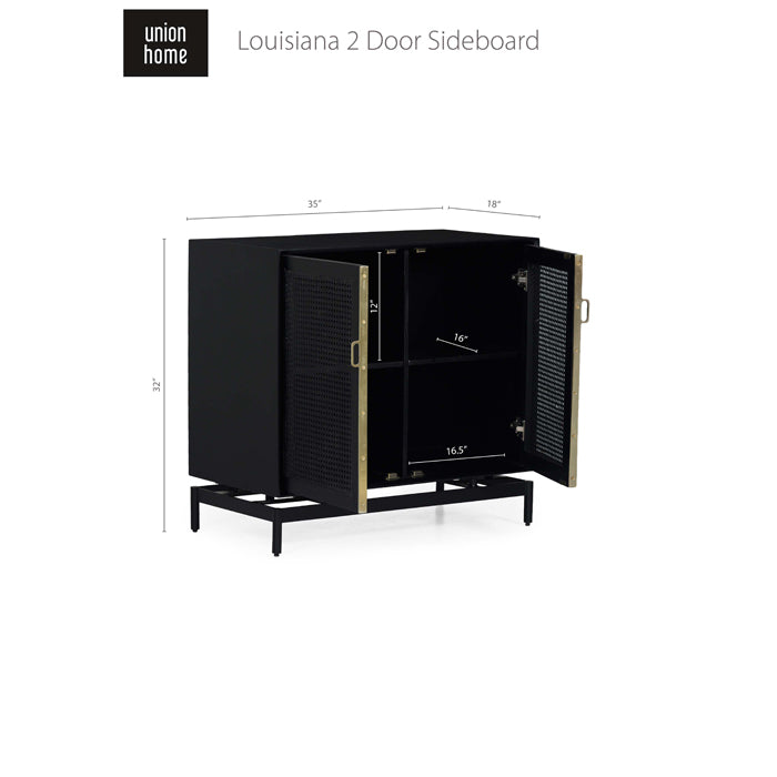 Louisiana 2 Door Luxe Sideboard - Charcoal Credenzas & Sideboards Union Home , Black Friday Sale Union Home Furniture Sale, Old Bones Co, Mid Century Furniture Sale, Four Hands Furniture, Black Friday Sale Louisiana 2 Door Luxe Sideboard - Charcoal,Gus Sale, Perigold Louisiana 2 Door Luxe Sideboard - Charcoal Credenzas & Sideboards Black Friday Sale , Perigold Sale Louisiana 2 Door Luxe Sideboard - Charcoal,Louisiana 2 Door Luxe Sideboard - Charcoal Lulu and Georgia, Burke Decor Sale Louisiana 2 Door Luxe S