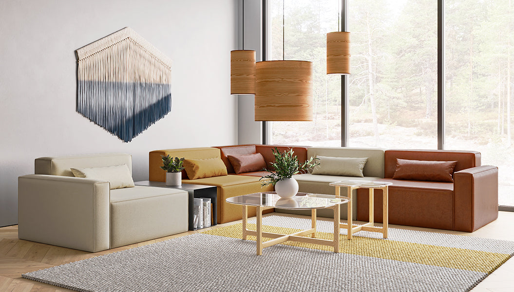 Mix Modular 5-PC Sectional Sectional Gus*     Four Hands, Mid Century Modern Furniture, Old Bones Furniture Company, Old Bones Co, Modern Mid Century, Designer Furniture, https://www.oldbonesco.com/