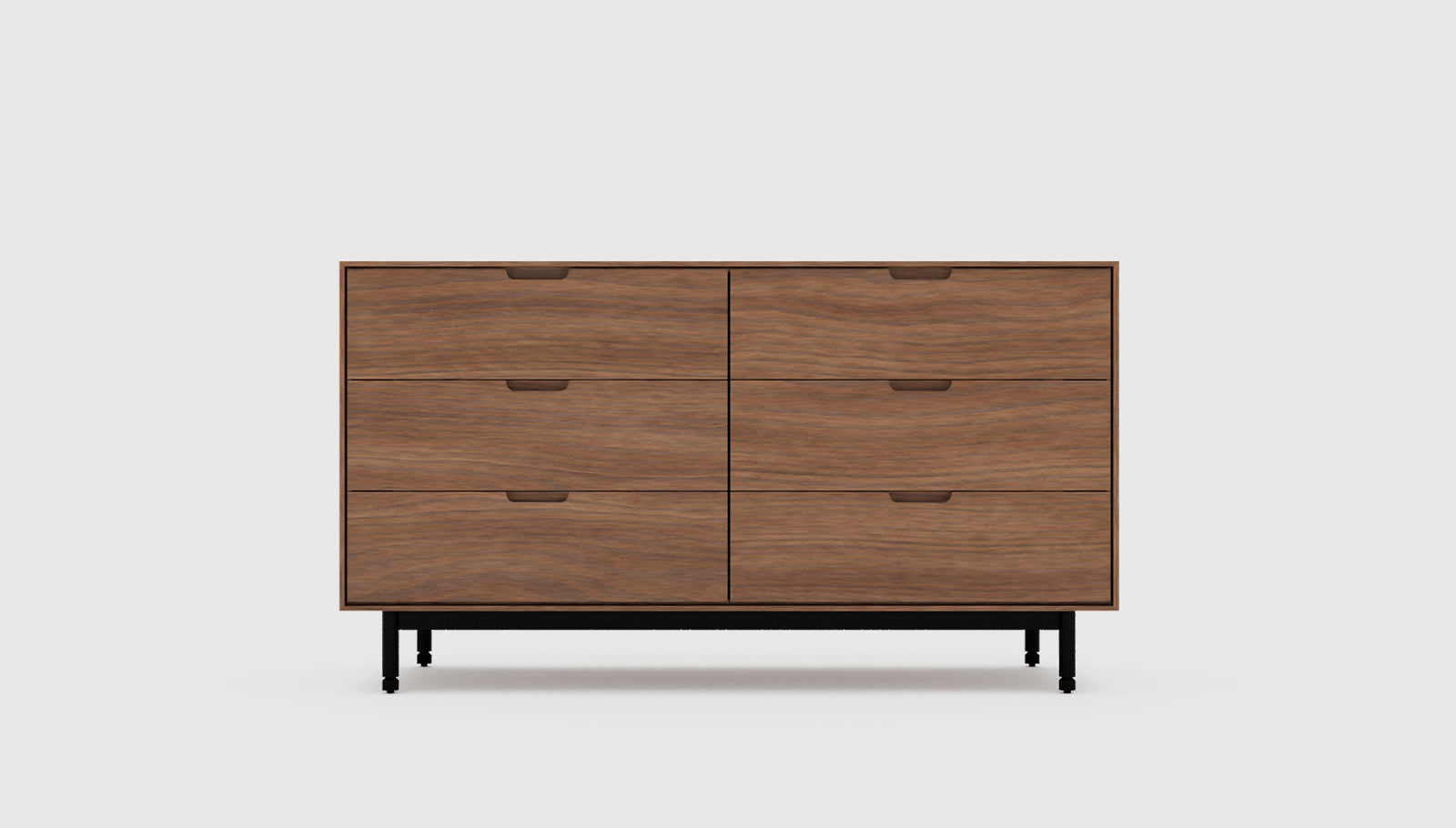 Munro 6 Drawer Dresser Classic Walnut / BlackDresser Gus*  Classic Walnut Black  Four Hands, Mid Century Modern Furniture, Old Bones Furniture Company, Old Bones Co, Modern Mid Century, Designer Furniture, https://www.oldbonesco.com/