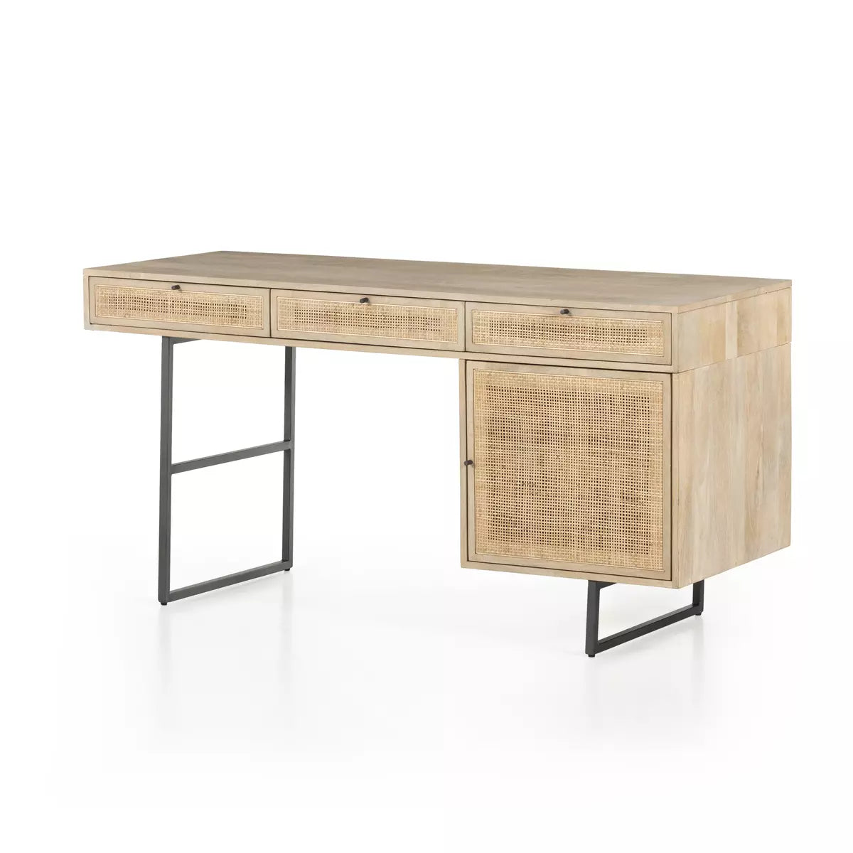 Carmel Desk Natural MangoDesk Four Hands  Natural Mango   Four Hands, Mid Century Modern Furniture, Old Bones Furniture Company, Old Bones Co, Modern Mid Century, Designer Furniture, https://www.oldbonesco.com/