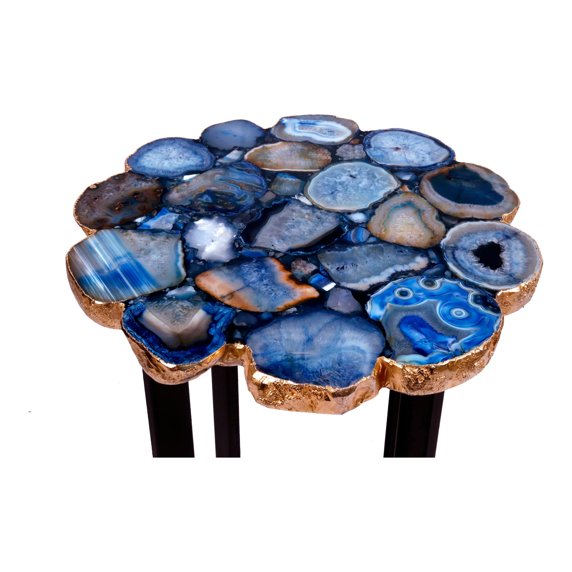 Azul Agate Accent Table Accent Tables Moe's    Four Hands, Mid Century Modern Furniture, Old Bones Furniture Company, Old Bones Co, Modern Mid Century, Designer Furniture, Furniture Sale, Warehouse Furniture Sale, Azul Agate Accent Table Sale, https://www.oldbonesco.com/