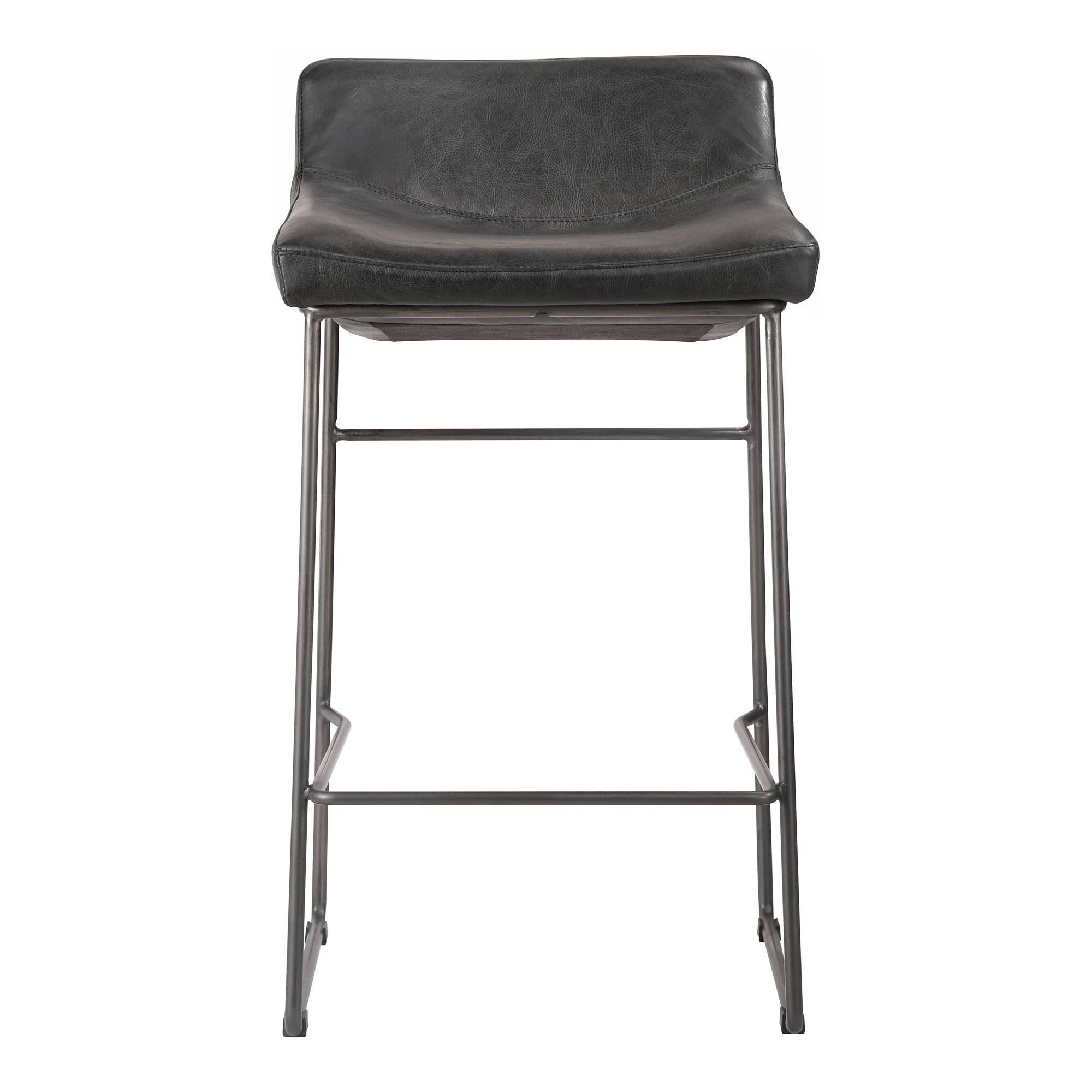 Starlet Counter Stool Open Road Leather - Set of Two Counter Stool Moe's    Four Hands, Mid Century Modern Furniture, Old Bones Furniture Company, Old Bones Co, Modern Mid Century, Designer Furniture, Furniture Sale, Warehouse Furniture Sale, Starlet Counter Stool Open Road Leather - Set of Two Sale, https://www.oldbonesco.com/