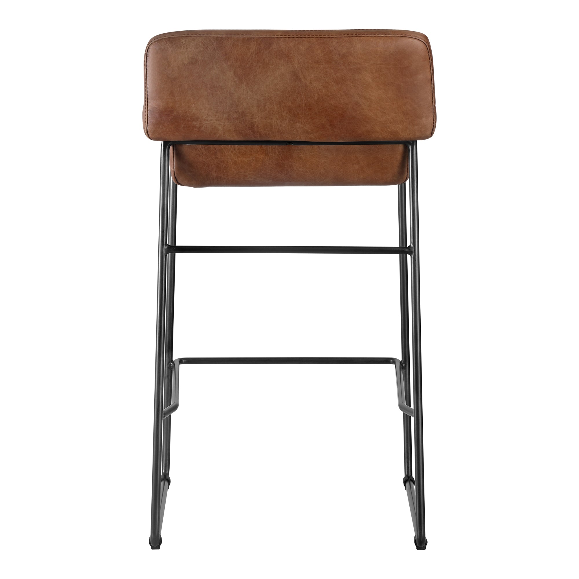 Starlet Counter Stool Open Road Leather - Set of Two Counter Stool Moe's    Four Hands, Mid Century Modern Furniture, Old Bones Furniture Company, Old Bones Co, Modern Mid Century, Designer Furniture, Furniture Sale, Warehouse Furniture Sale, Starlet Counter Stool Open Road Leather - Set of Two Sale, https://www.oldbonesco.com/