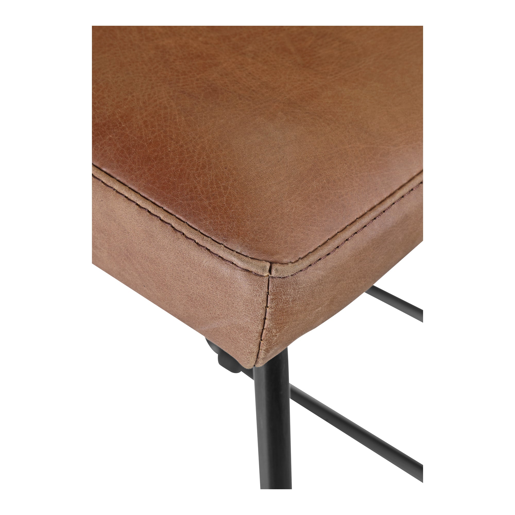 Starlet Counter Stool Open Road Leather - Set of Two Counter Stool Moe's    Four Hands, Mid Century Modern Furniture, Old Bones Furniture Company, Old Bones Co, Modern Mid Century, Designer Furniture, Furniture Sale, Warehouse Furniture Sale, Starlet Counter Stool Open Road Leather - Set of Two Sale, https://www.oldbonesco.com/