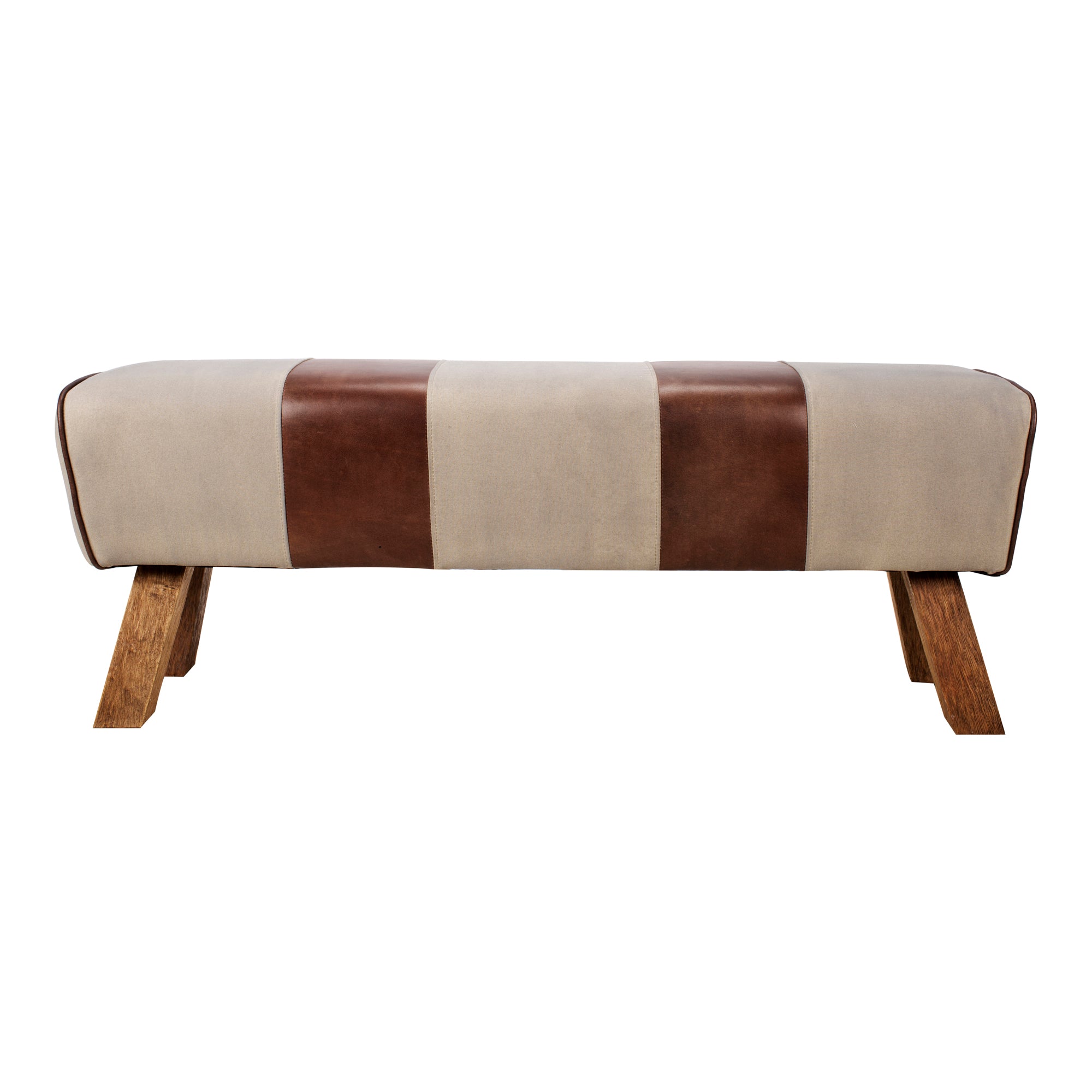 Pommel Bench Living Room Benches Moe's    Four Hands, Mid Century Modern Furniture, Old Bones Furniture Company, Old Bones Co, Modern Mid Century, Designer Furniture, Furniture Sale, Warehouse Furniture Sale, Pommel Bench Sale, https://www.oldbonesco.com/