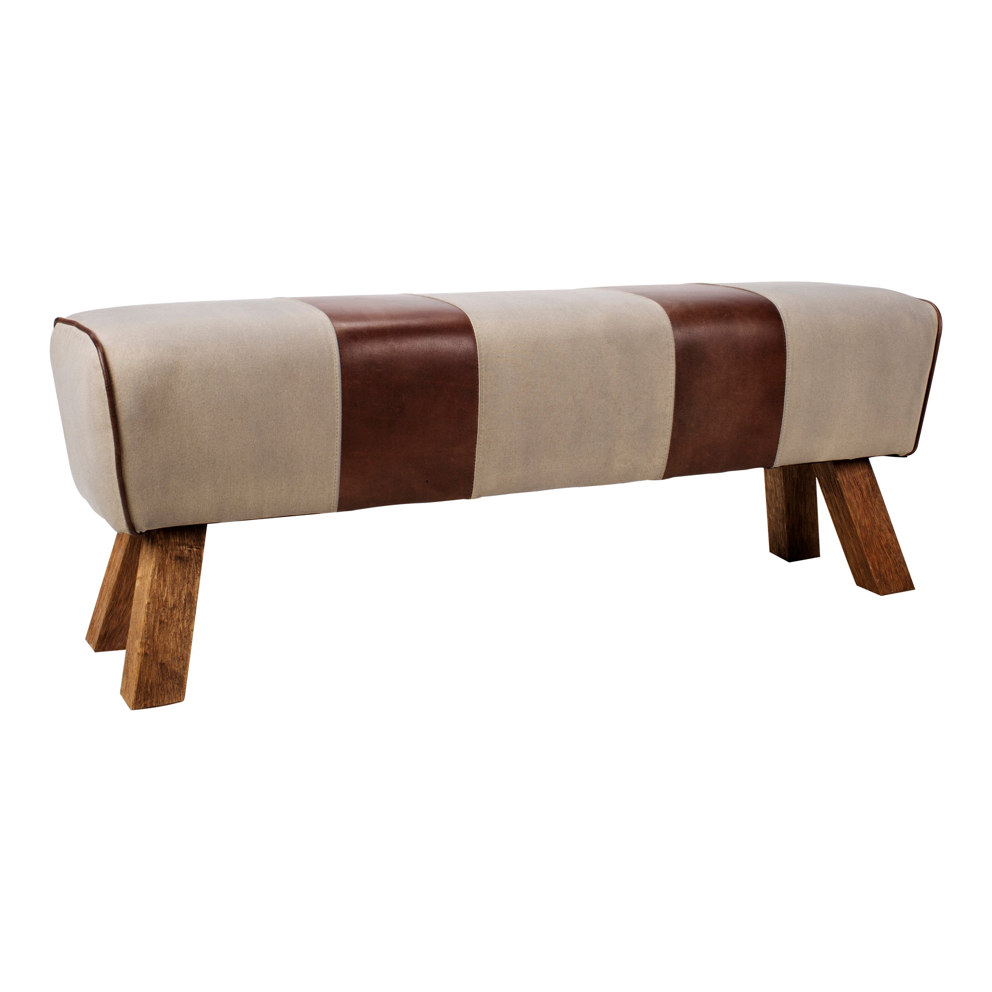 Pommel Bench Living Room Benches Moe's    Four Hands, Mid Century Modern Furniture, Old Bones Furniture Company, Old Bones Co, Modern Mid Century, Designer Furniture, Furniture Sale, Warehouse Furniture Sale, Pommel Bench Sale, https://www.oldbonesco.com/