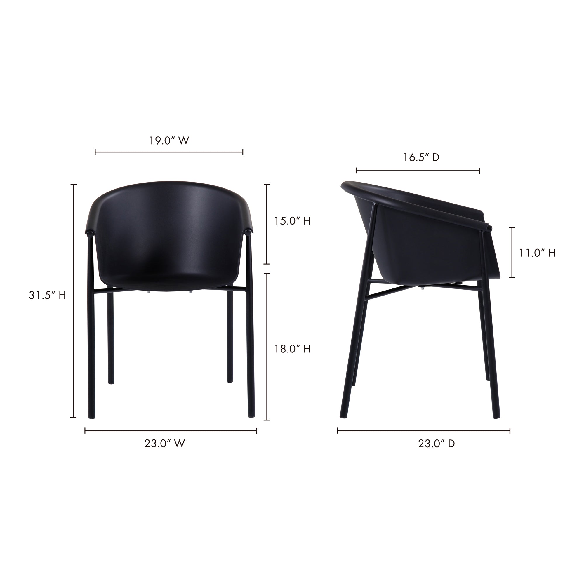 Shindig Outdoor Dining Chair - Set of 2 Dining Chair Moe's    Four Hands, Mid Century Modern Furniture, Old Bones Furniture Company, Old Bones Co, Modern Mid Century, Designer Furniture, Furniture Sale, Warehouse Furniture Sale, Shindig Outdoor Dining Chair - Set of 2 Sale, https://www.oldbonesco.com/