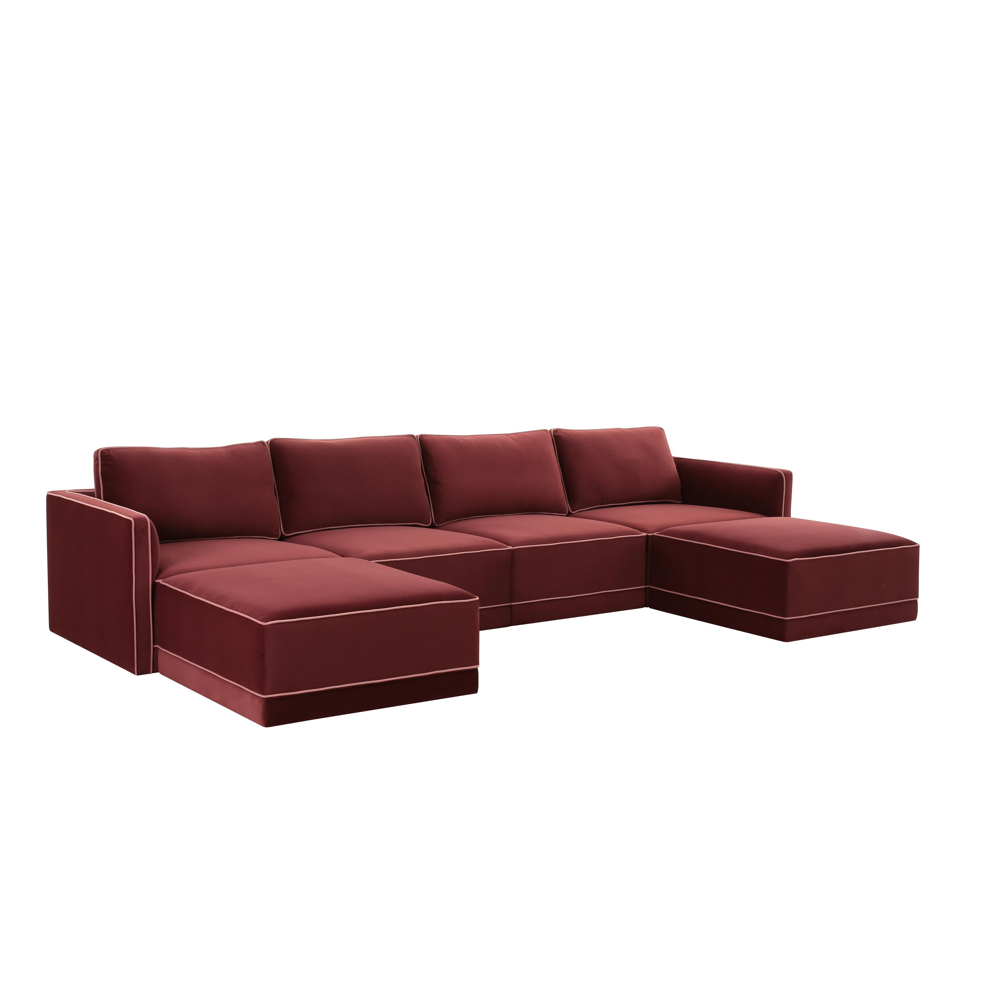 Willow Modular U Sectional Sectionals TOV Furniture Red , Black Friday Sale TOV Furniture Furniture Sale, Old Bones Co, Mid Century Furniture Sale, Four Hands Furniture, Black Friday Sale Willow Modular U Sectional,Gus Sale, Perigold Willow Modular U Sectional Sectionals Black Friday Sale , Perigold Sale Willow Modular U Sectional,Willow Modular U Sectional Lulu and Georgia, Burke Decor Sale Willow Modular U Sectional, www.oldbonesco.com