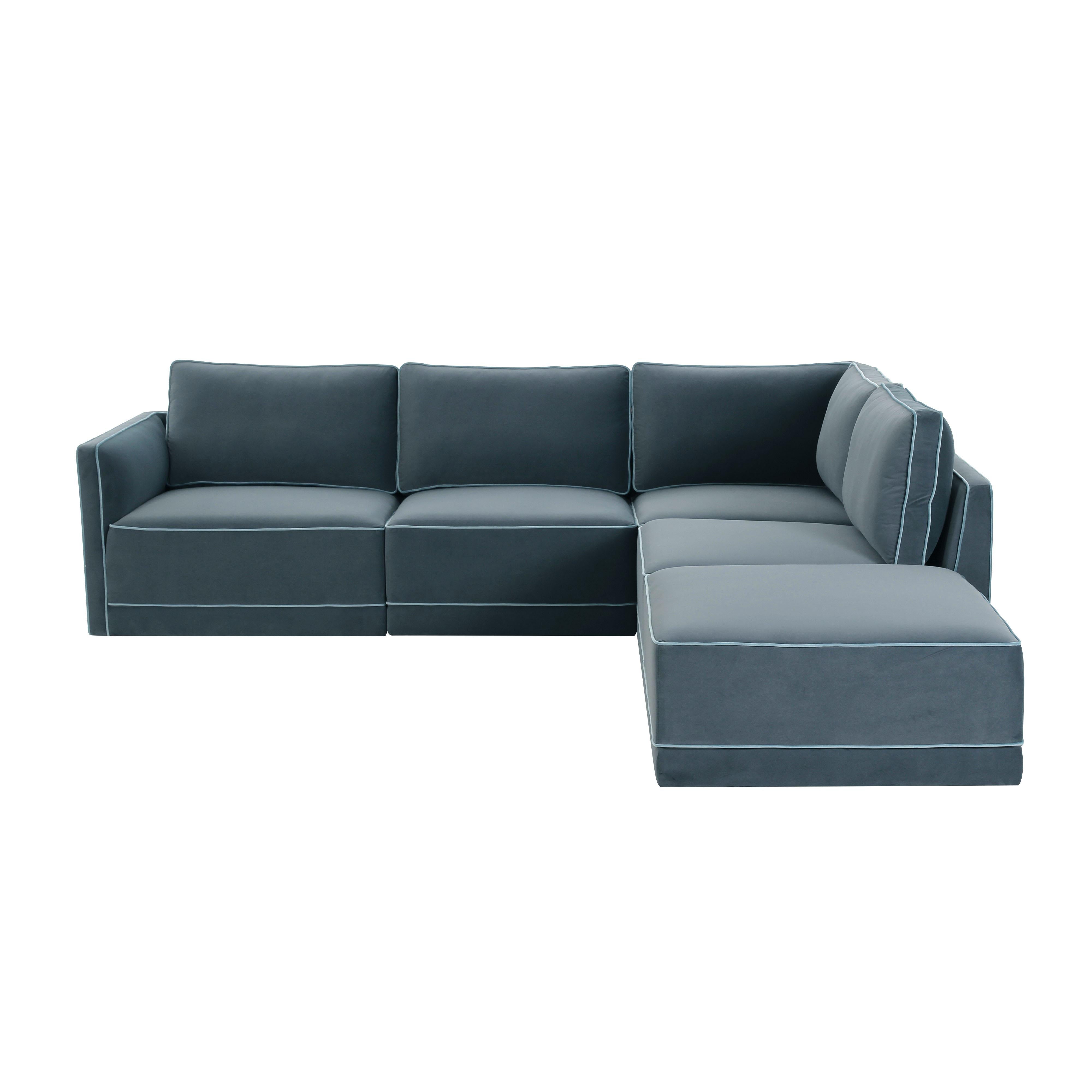 Willow Modular Sectional Sectionals TOV Furniture Blue Raf   Sectionals, Mid Century Furniture, Furniture Sale, Old Bones Co, Mid Century Furniture Sale, Four Hands Furniture, Sale,Gus, Sale,Perigold Willow Modular Sectional Sectionals Sale, Perigold Sale Willow Modular Sectional,Willow Modular Sectional Lulu and Georgia, Burke Decor Sale Willow Modular Sectional, www.oldbonesco.com