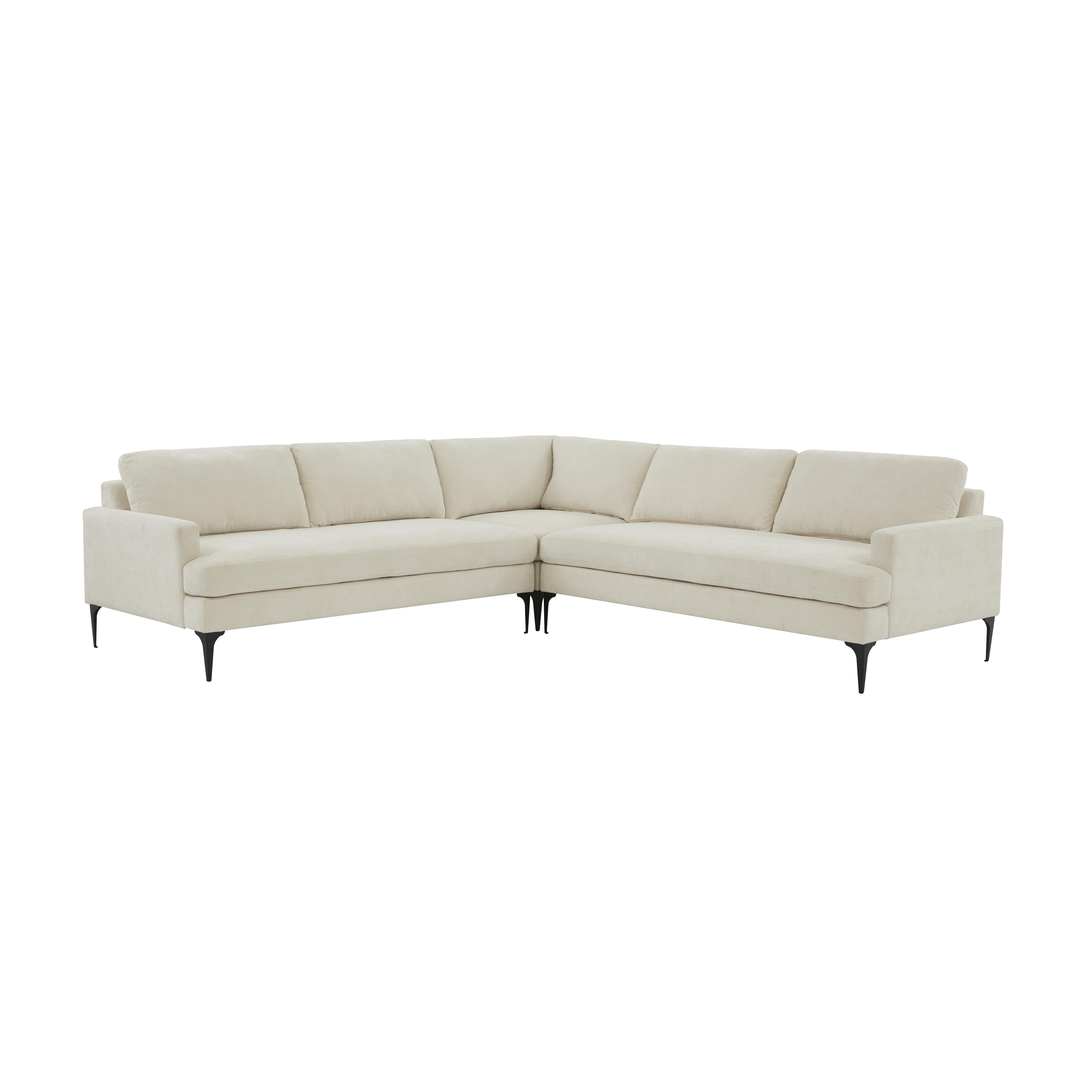 Serena Velvet L-Sectional Sectionals TOV Furniture Cream Black , Black Friday Sale TOV Furniture Furniture Sale, Old Bones Co, Mid Century Furniture Sale, Four Hands Furniture, Black Friday Sale Serena Velvet L-Sectional,Gus Sale, Perigold Serena Velvet L-Sectional Sectionals Black Friday Sale , Perigold Sale Serena Velvet L-Sectional,Serena Velvet L-Sectional Lulu and Georgia, Burke Decor Sale Serena Velvet L-Sectional, www.oldbonesco.com