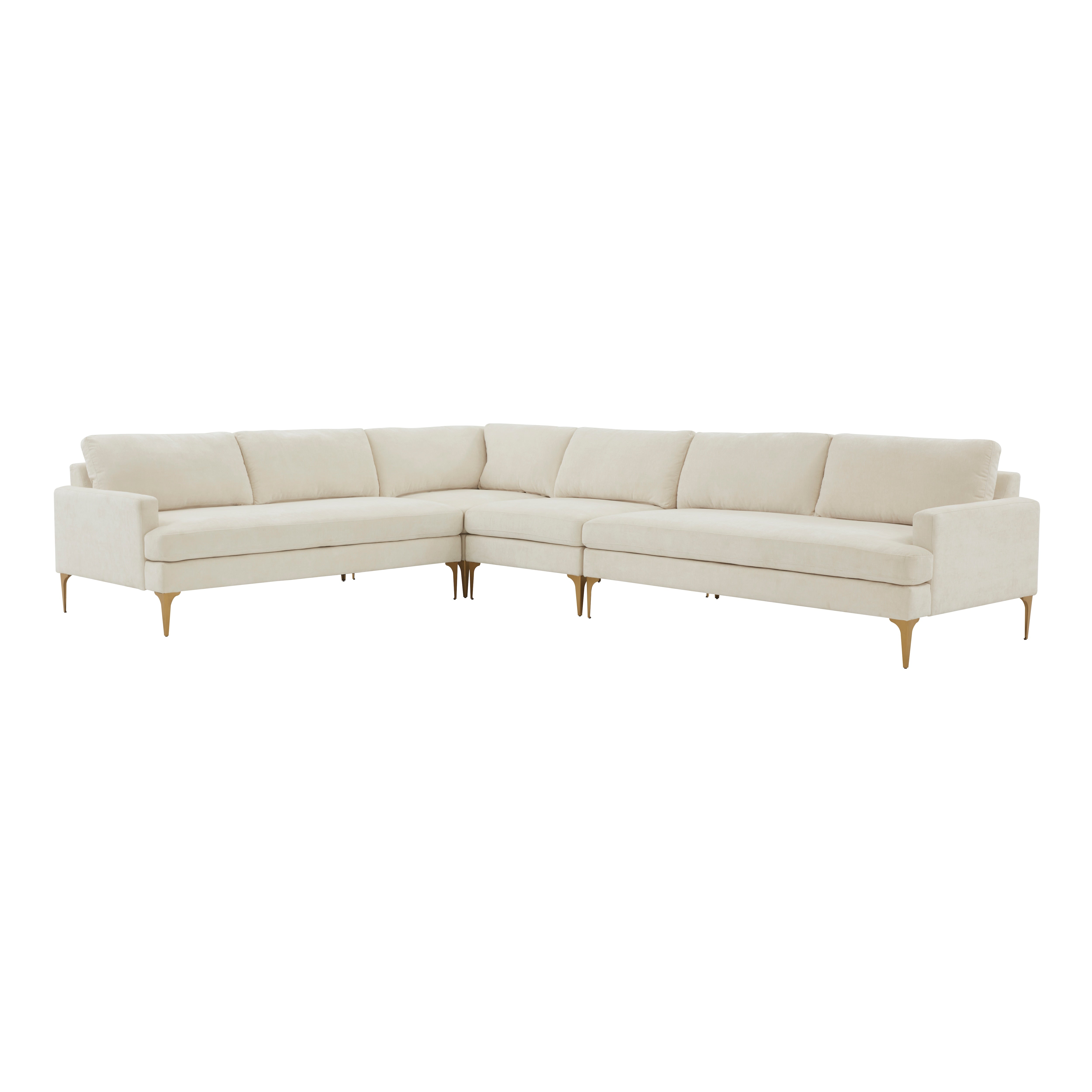 Serena Velvet Large L-Sectional Sectionals TOV Furniture Cream Brass , Black Friday Sale TOV Furniture Furniture Sale, Old Bones Co, Mid Century Furniture Sale, Four Hands Furniture, Black Friday Sale Serena Velvet Large L-Sectional,Gus Sale, Perigold Serena Velvet Large L-Sectional Sectionals Black Friday Sale , Perigold Sale Serena Velvet Large L-Sectional,Serena Velvet Large L-Sectional Lulu and Georgia, Burke Decor Sale Serena Velvet Large L-Sectional, www.oldbonesco.com