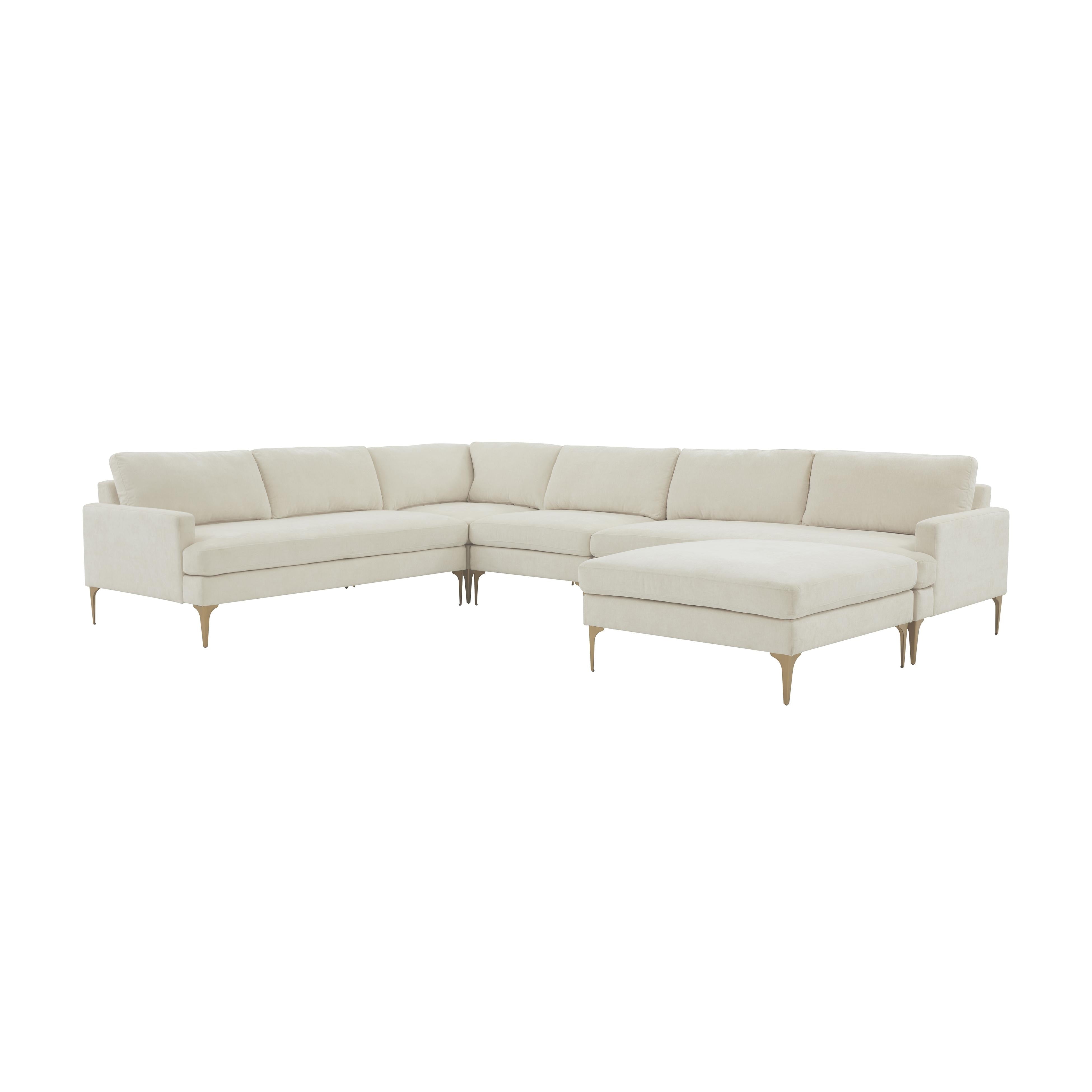 Serena Velvet Large Chaise Sectional Sectionals TOV Furniture Cream Brass , Black Friday Sale TOV Furniture Furniture Sale, Old Bones Co, Mid Century Furniture Sale, Four Hands Furniture, Black Friday Sale Serena Velvet Large Chaise Sectional,Gus Sale, Perigold Serena Velvet Large Chaise Sectional Sectionals Black Friday Sale , Perigold Sale Serena Velvet Large Chaise Sectional,Serena Velvet Large Chaise Sectional Lulu and Georgia, Burke Decor Sale Serena Velvet Large Chaise Sectional, www.oldbonesco.com