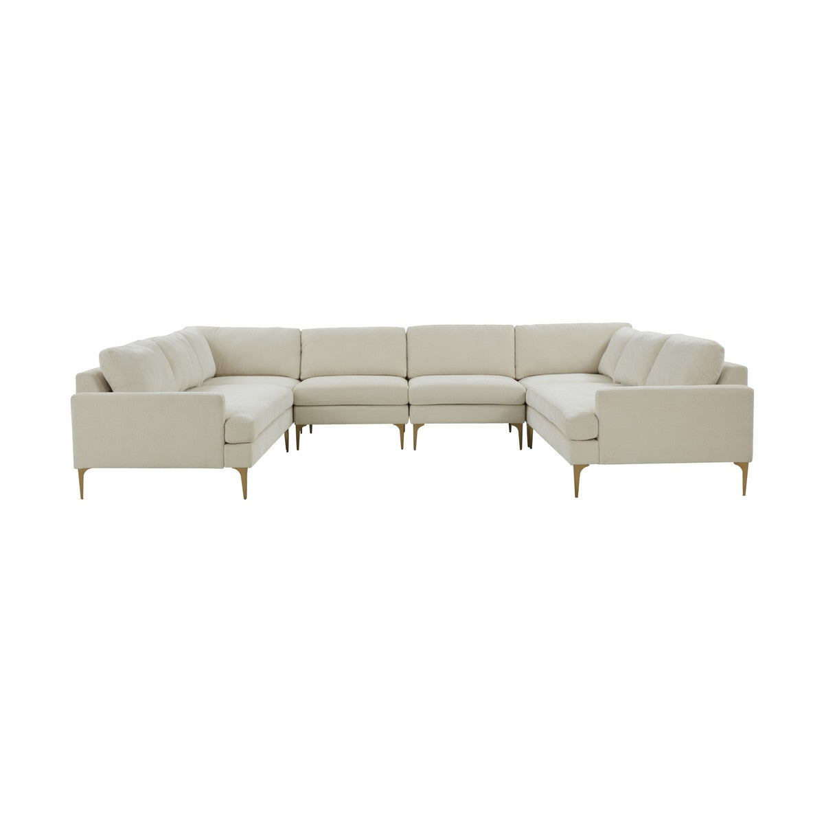 Serena Velvet U-Sectional Sectionals TOV Furniture Cream Brass , Black Friday Sale TOV Furniture Furniture Sale, Old Bones Co, Mid Century Furniture Sale, Four Hands Furniture, Black Friday Sale Serena Velvet U-Sectional,Gus Sale, Perigold Serena Velvet U-Sectional Sectionals Black Friday Sale , Perigold Sale Serena Velvet U-Sectional,Serena Velvet U-Sectional Lulu and Georgia, Burke Decor Sale Serena Velvet U-Sectional, www.oldbonesco.com