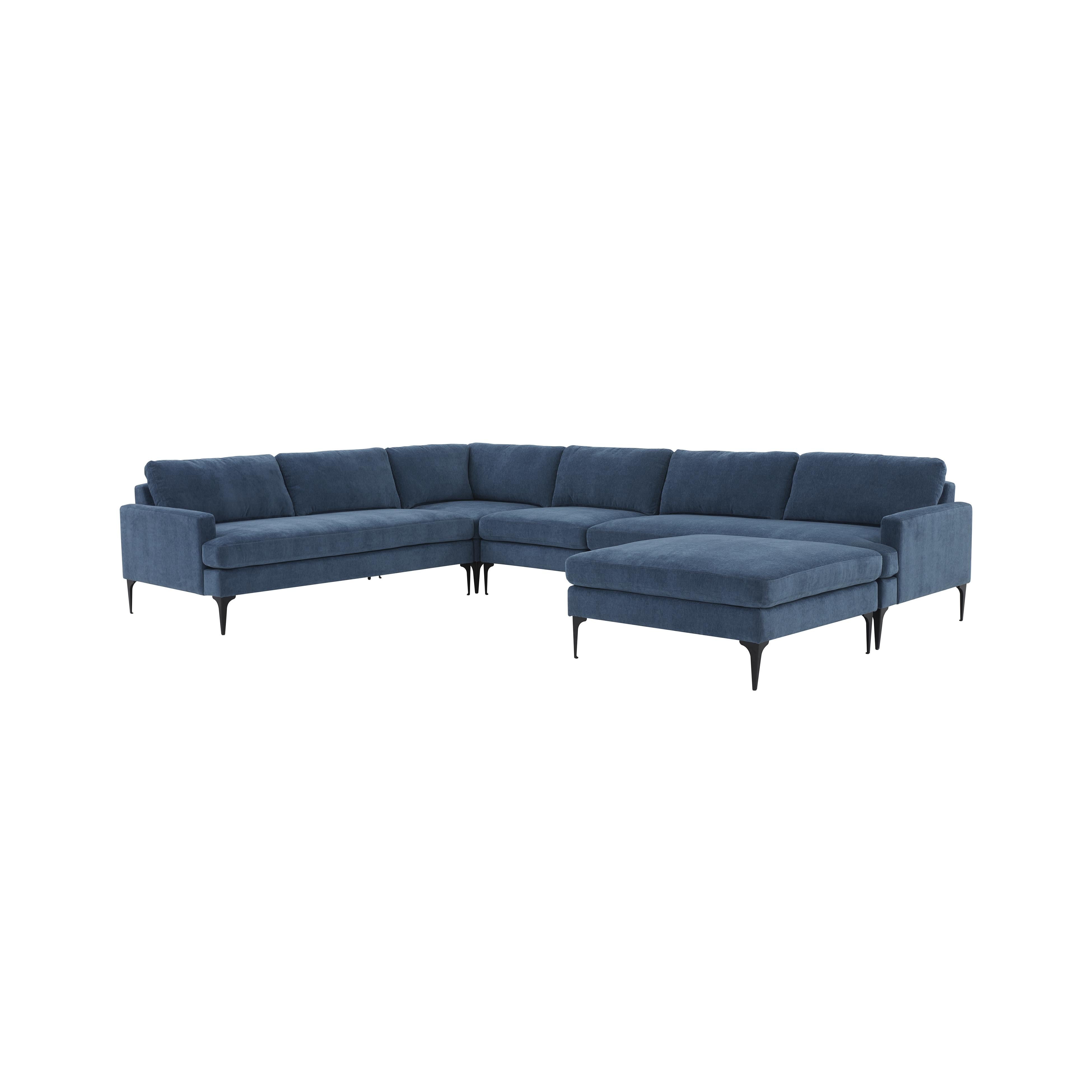 Serena Velvet Large Chaise Sectional Sectionals TOV Furniture Blue Black , Black Friday Sale TOV Furniture Furniture Sale, Old Bones Co, Mid Century Furniture Sale, Four Hands Furniture, Black Friday Sale Serena Velvet Large Chaise Sectional,Gus Sale, Perigold Serena Velvet Large Chaise Sectional Sectionals Black Friday Sale , Perigold Sale Serena Velvet Large Chaise Sectional,Serena Velvet Large Chaise Sectional Lulu and Georgia, Burke Decor Sale Serena Velvet Large Chaise Sectional, www.oldbonesco.com