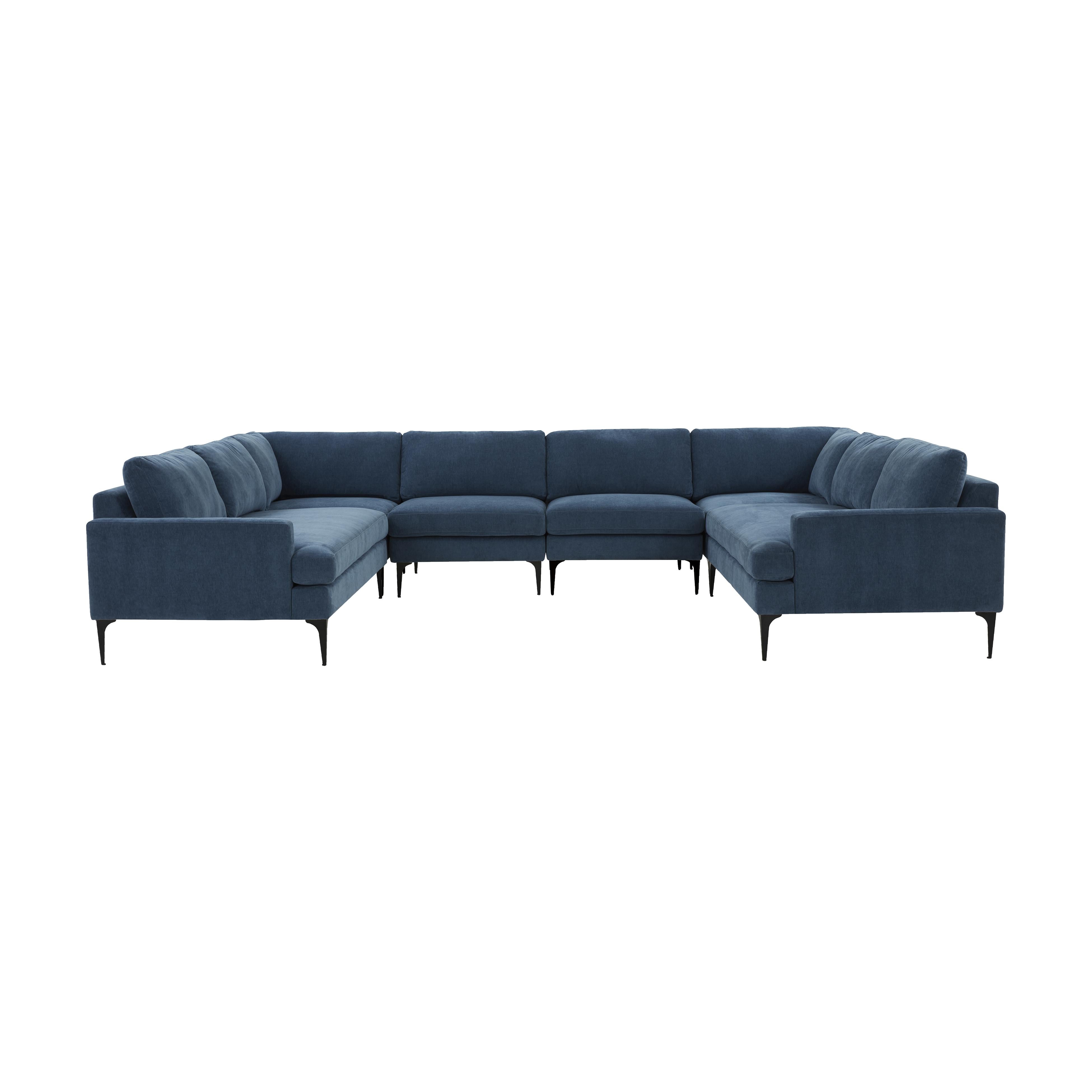 Serena Velvet U-Sectional Sectionals TOV Furniture Blue Black , Black Friday Sale TOV Furniture Furniture Sale, Old Bones Co, Mid Century Furniture Sale, Four Hands Furniture, Black Friday Sale Serena Velvet U-Sectional,Gus Sale, Perigold Serena Velvet U-Sectional Sectionals Black Friday Sale , Perigold Sale Serena Velvet U-Sectional,Serena Velvet U-Sectional Lulu and Georgia, Burke Decor Sale Serena Velvet U-Sectional, www.oldbonesco.com