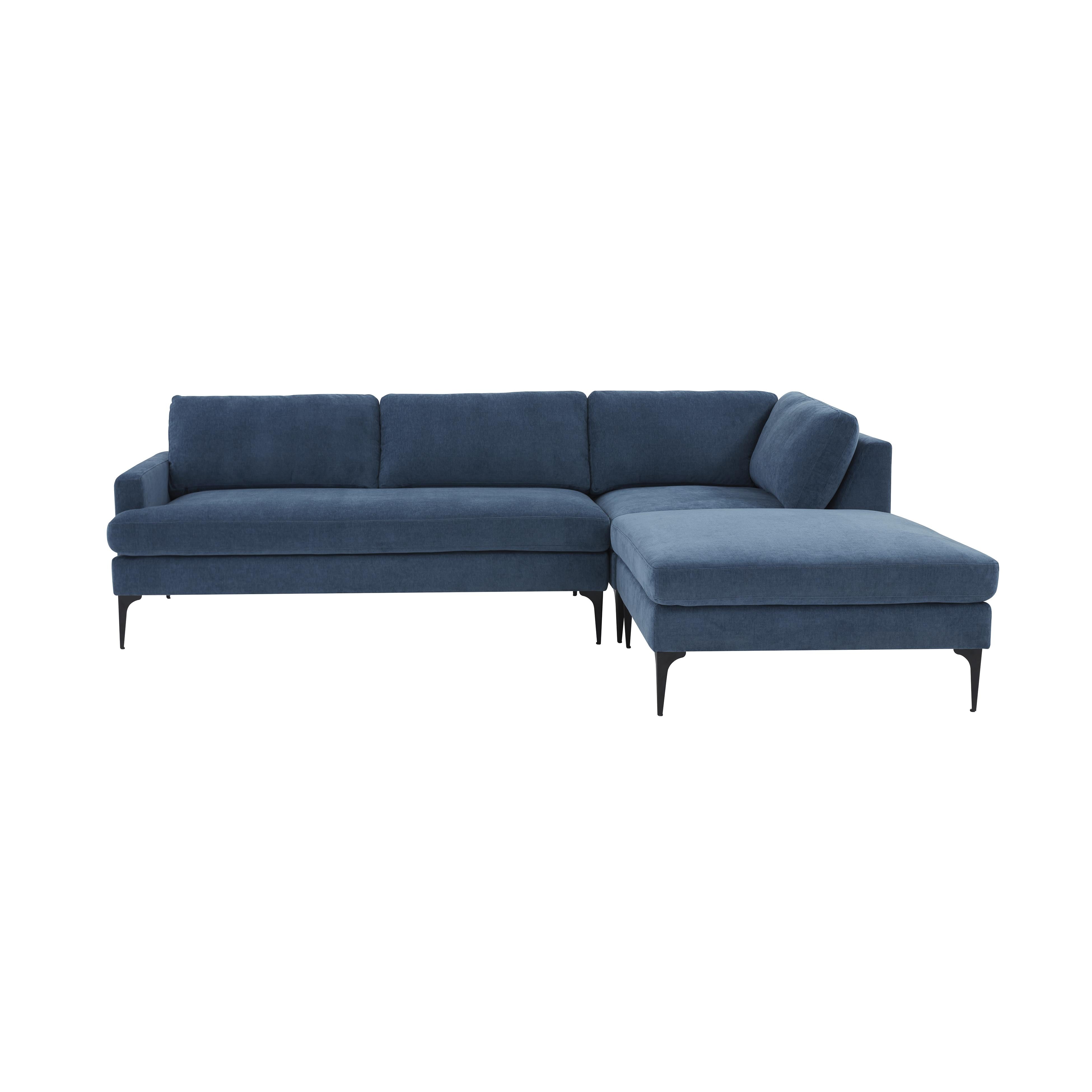 Serena Velvet Chaise Sectional with Black Legs Sectionals TOV Furniture Blue Raf , Black Friday Sale TOV Furniture Furniture Sale, Old Bones Co, Mid Century Furniture Sale, Four Hands Furniture, Black Friday Sale Serena Velvet Chaise Sectional with Black Legs,Gus Sale, Perigold Serena Velvet Chaise Sectional with Black Legs Sectionals Black Friday Sale , Perigold Sale Serena Velvet Chaise Sectional with Black Legs,Serena Velvet Chaise Sectional with Black Legs Lulu and Georgia, Burke Decor Sale Serena Velve