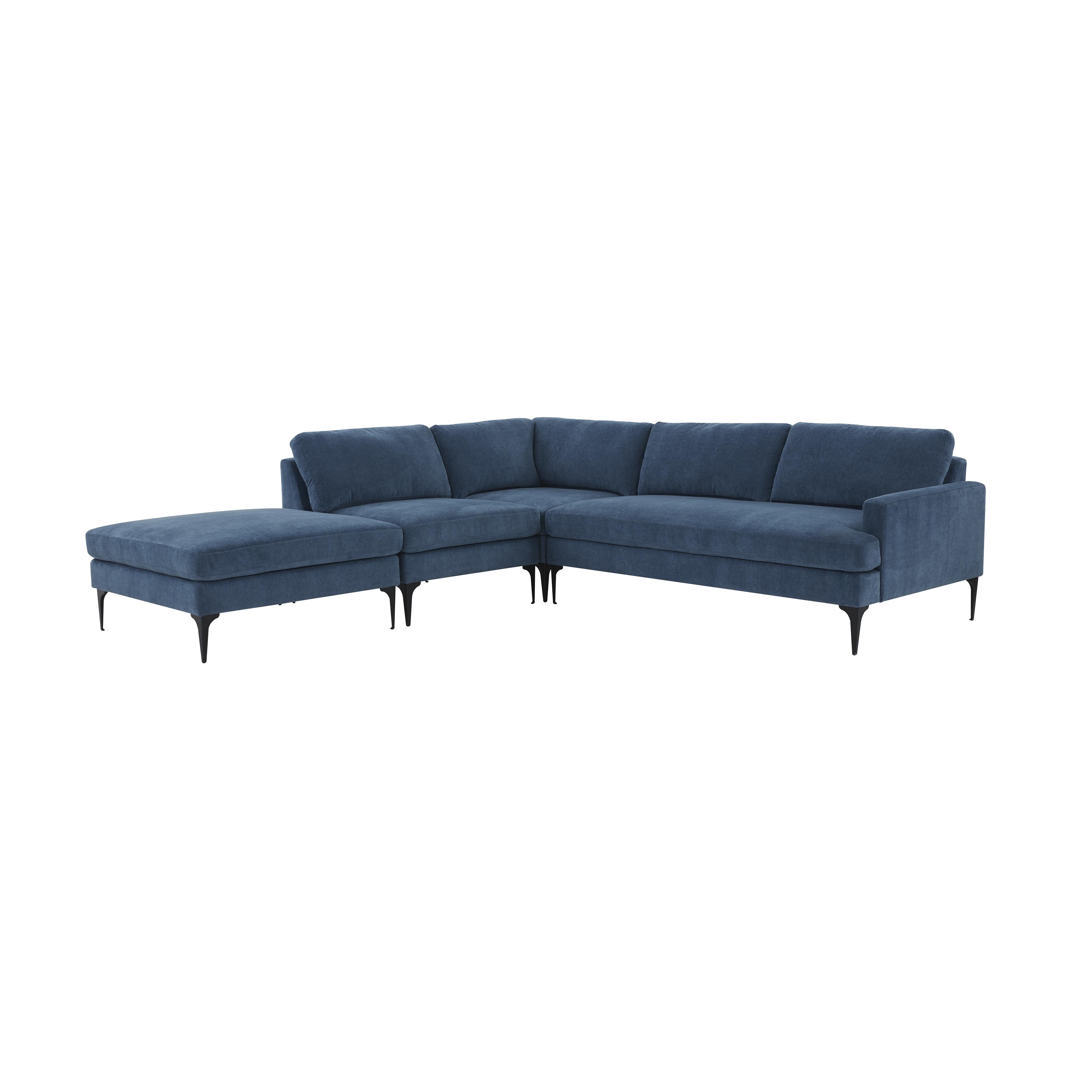 Serena Large Chaise Sectional Sectionals TOV Furniture Blue Laf Black Black Sectionals, Mid Century Furniture, Furniture Sale, Old Bones Co, Mid Century Furniture Sale, Four Hands Furniture, Sale,Gus, Sale,Perigold Serena Large Chaise Sectional Sectionals Sale, Perigold Sale Serena Large Chaise Sectional,Serena Large Chaise Sectional Lulu and Georgia, Burke Decor Sale Serena Large Chaise Sectional, www.oldbonesco.com