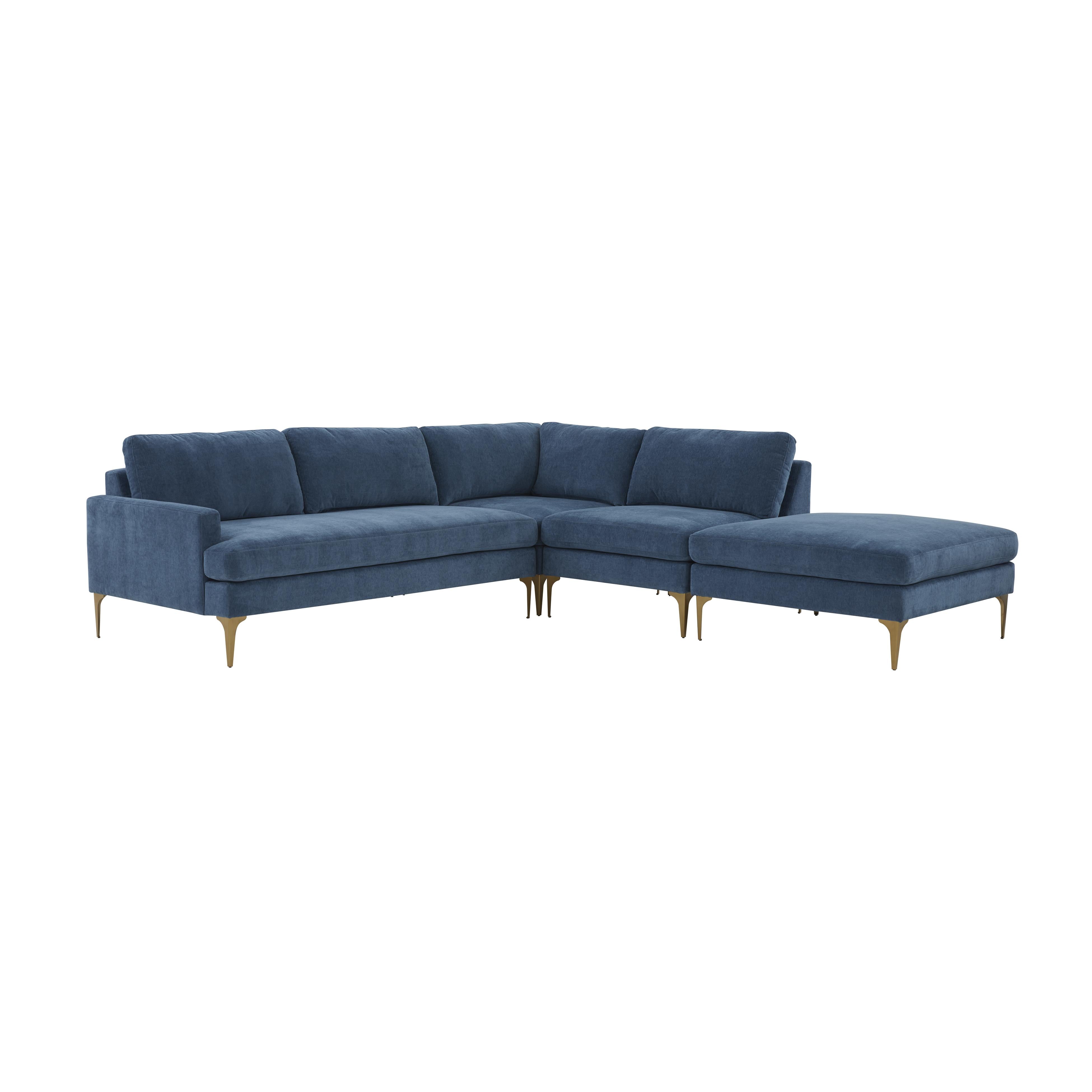 Serena Large Chaise Sectional Sectionals TOV Furniture Blue Raf Brass Brass Sectionals, Mid Century Furniture, Furniture Sale, Old Bones Co, Mid Century Furniture Sale, Four Hands Furniture, Sale,Gus, Sale,Perigold Serena Large Chaise Sectional Sectionals Sale, Perigold Sale Serena Large Chaise Sectional,Serena Large Chaise Sectional Lulu and Georgia, Burke Decor Sale Serena Large Chaise Sectional, www.oldbonesco.com