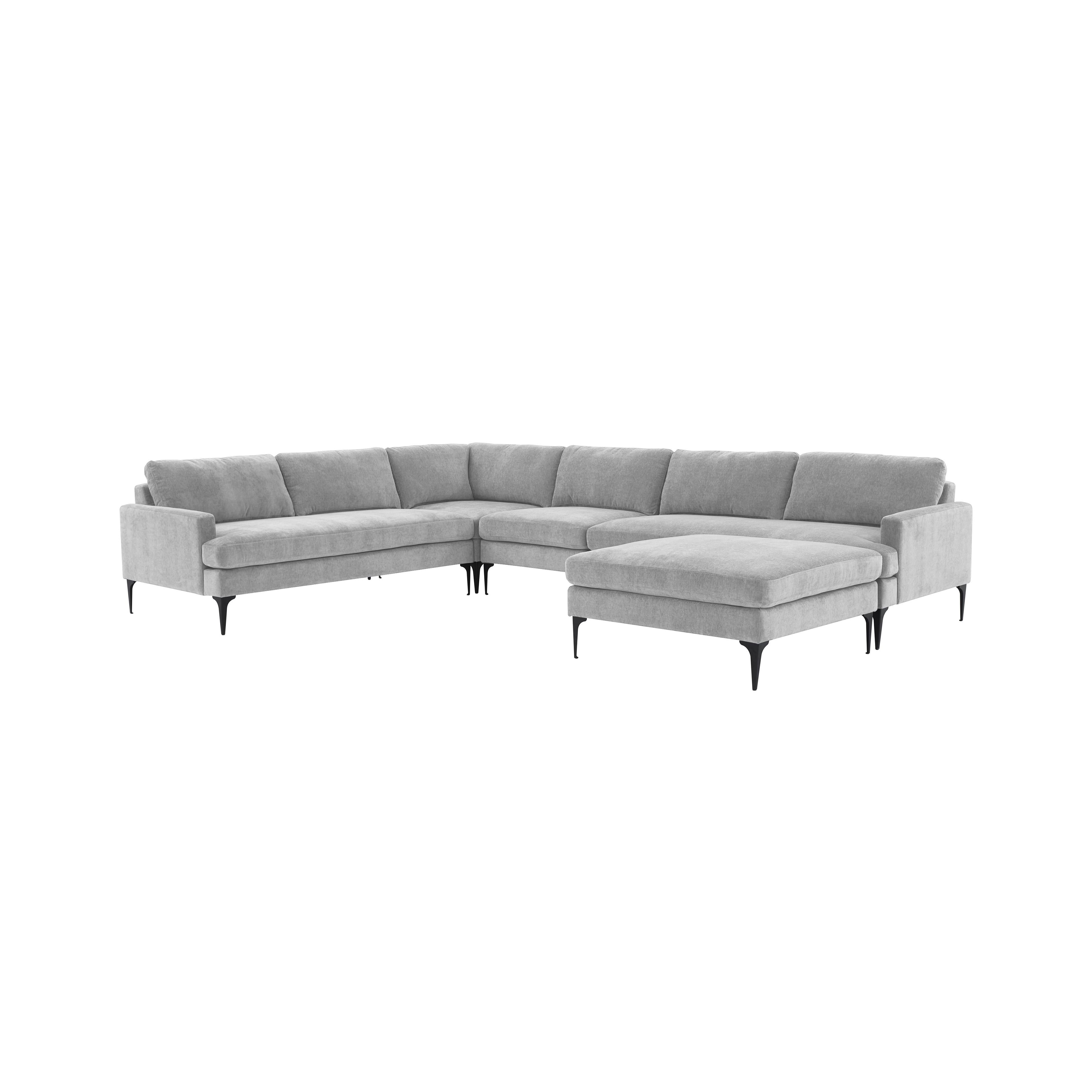 Serena Velvet Large Chaise Sectional Sectionals TOV Furniture Grey Black , Black Friday Sale TOV Furniture Furniture Sale, Old Bones Co, Mid Century Furniture Sale, Four Hands Furniture, Black Friday Sale Serena Velvet Large Chaise Sectional,Gus Sale, Perigold Serena Velvet Large Chaise Sectional Sectionals Black Friday Sale , Perigold Sale Serena Velvet Large Chaise Sectional,Serena Velvet Large Chaise Sectional Lulu and Georgia, Burke Decor Sale Serena Velvet Large Chaise Sectional, www.oldbonesco.com